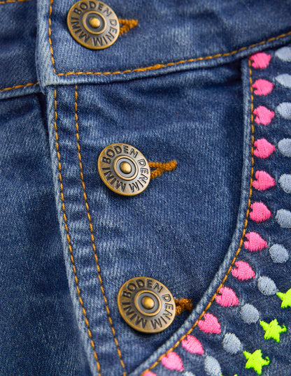 Short Overalls-Mid Vintage Embroidered-3