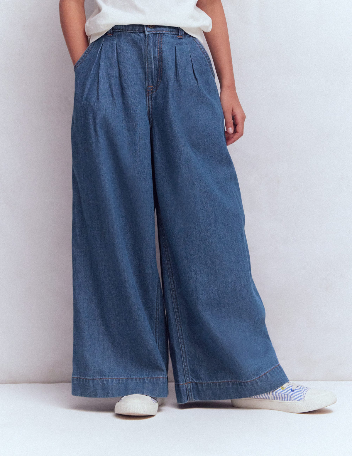 Pleated Culotte-Mid Vintage - Image 3