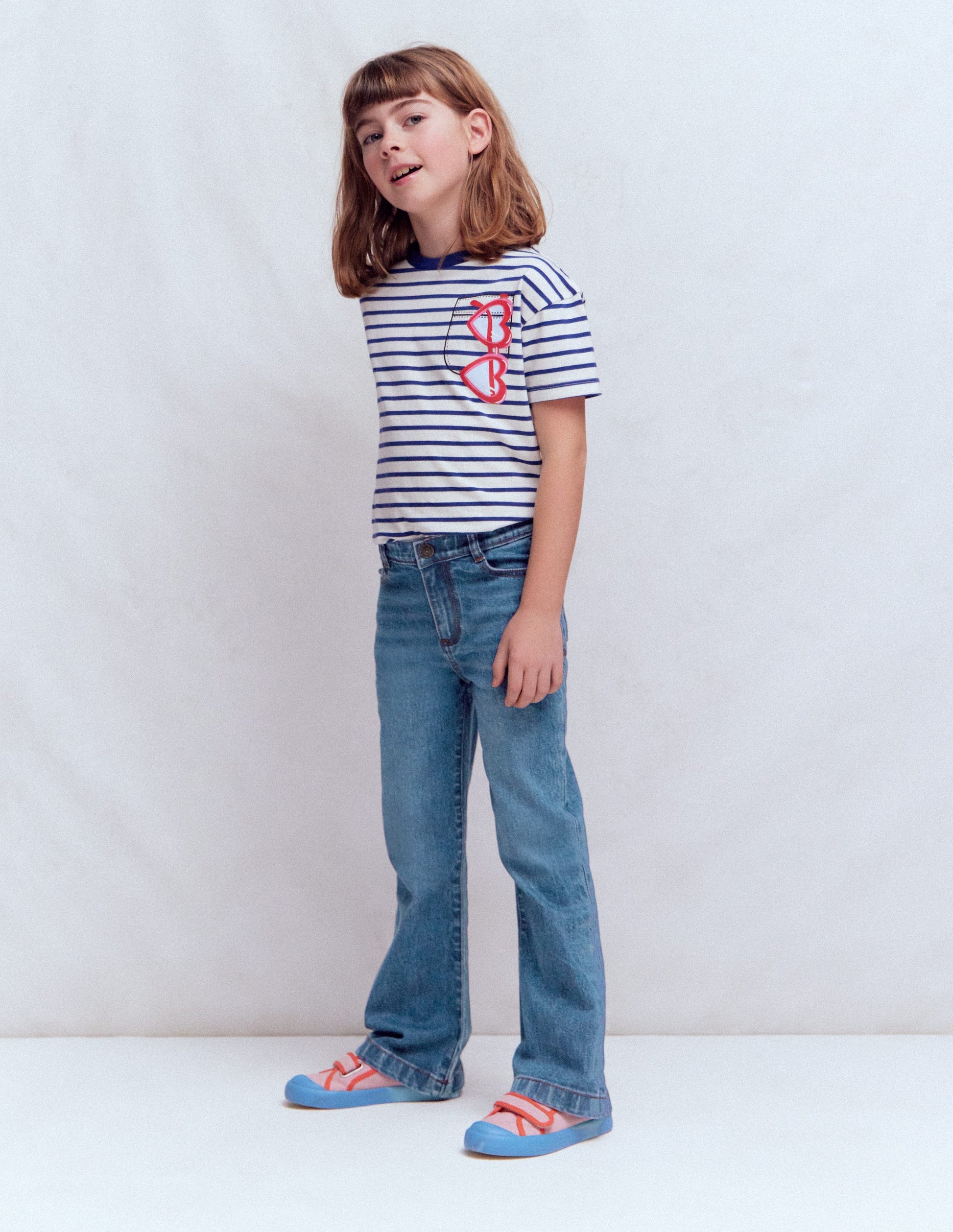 Kick Flare Jean-Mid Vintage-1