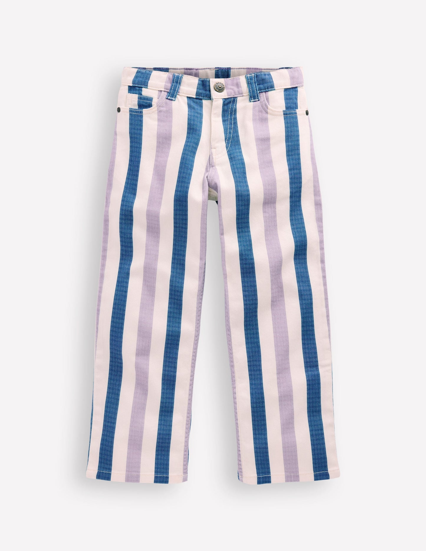 Relaxed Jean-Purple/Navy Stripe
