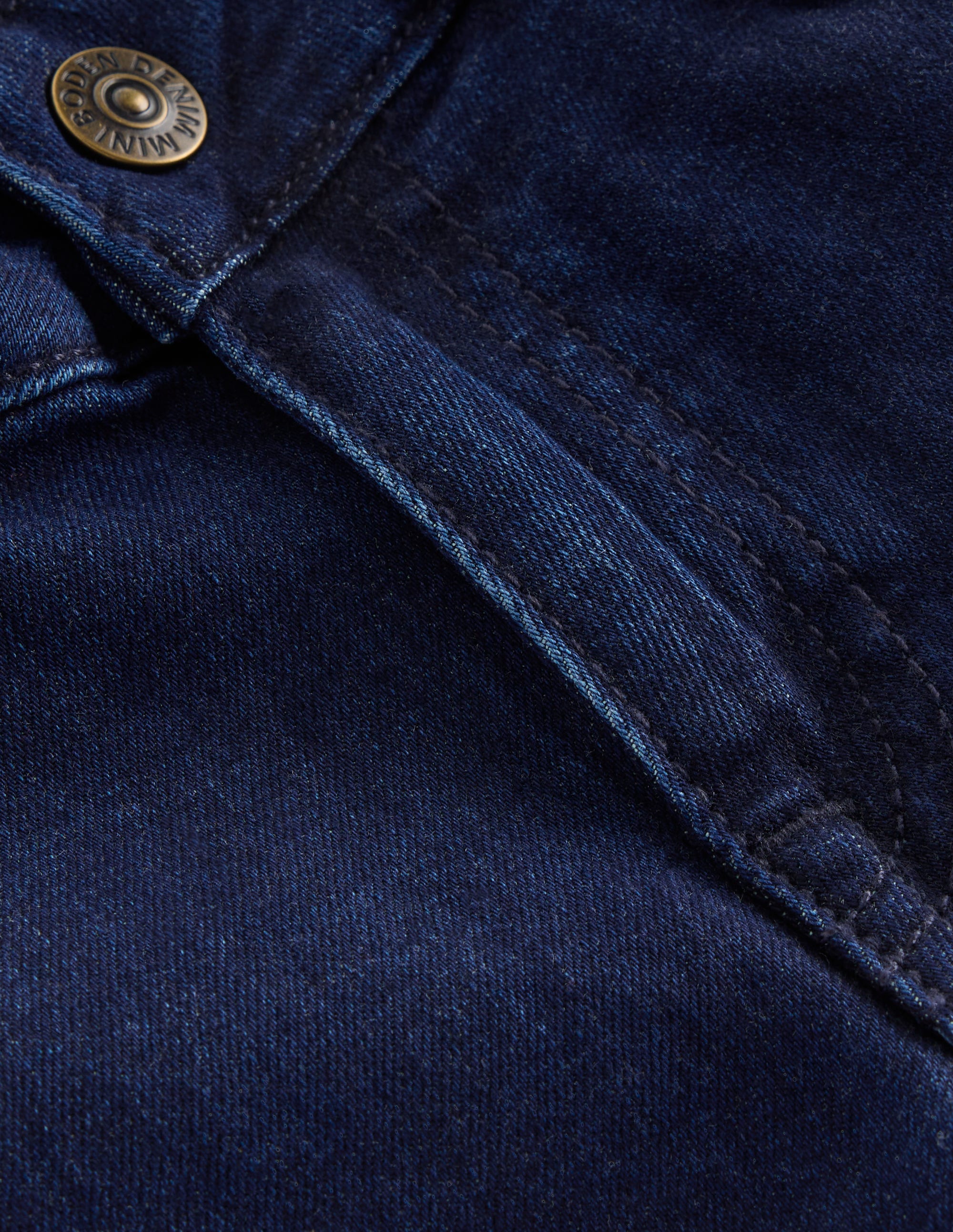 Wide Leg Jeans-Dark Vintage Blue - Image 3