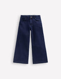 Wide Leg Jeans-Dark Vintage Blue