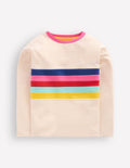 Relaxed Breton-Oatmeal Marl Stripe