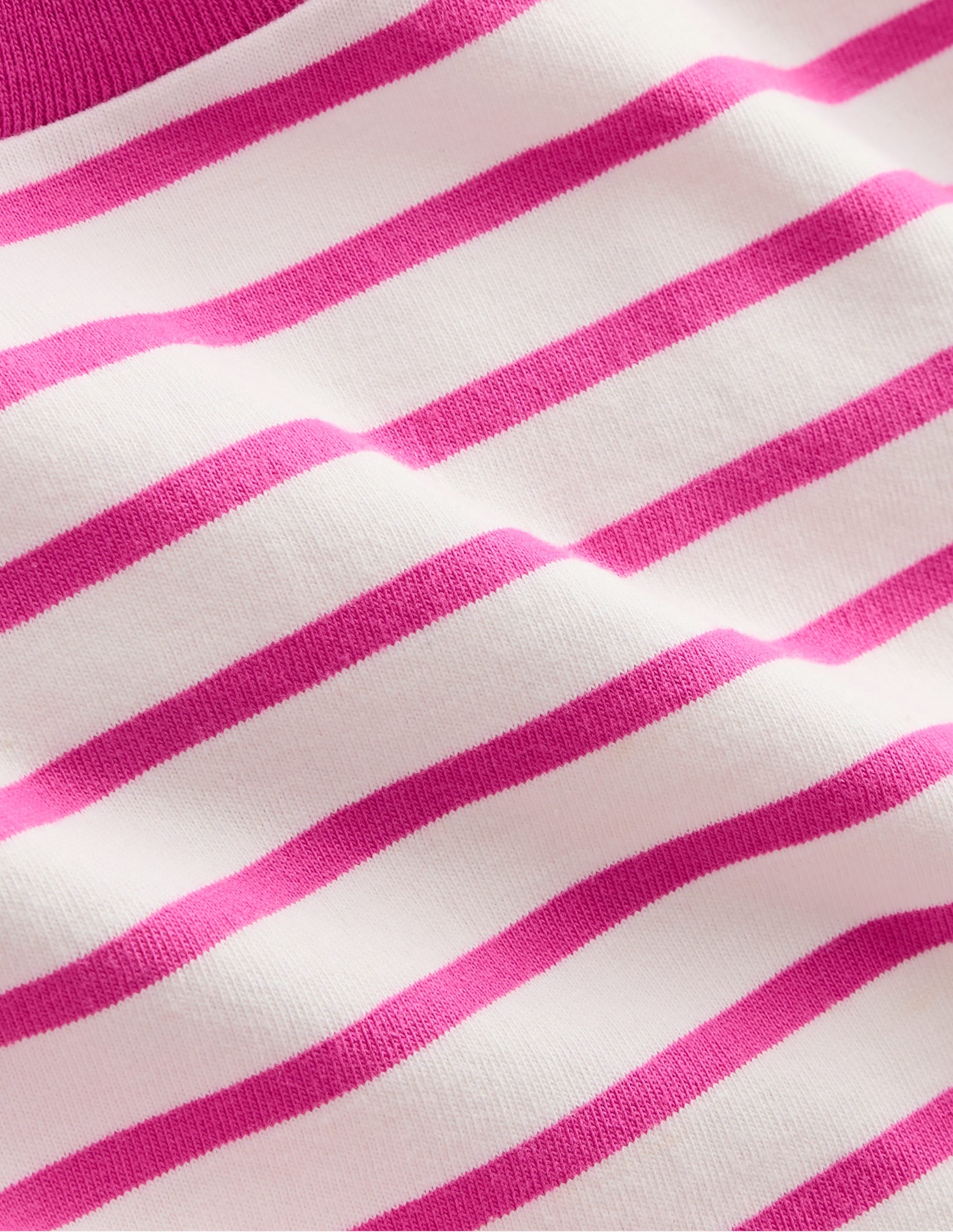 Stripe Breton-Tickled Pink/Ivory - Image 3