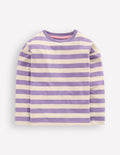 Stripe Breton-Purple/Grey Marl Stripe