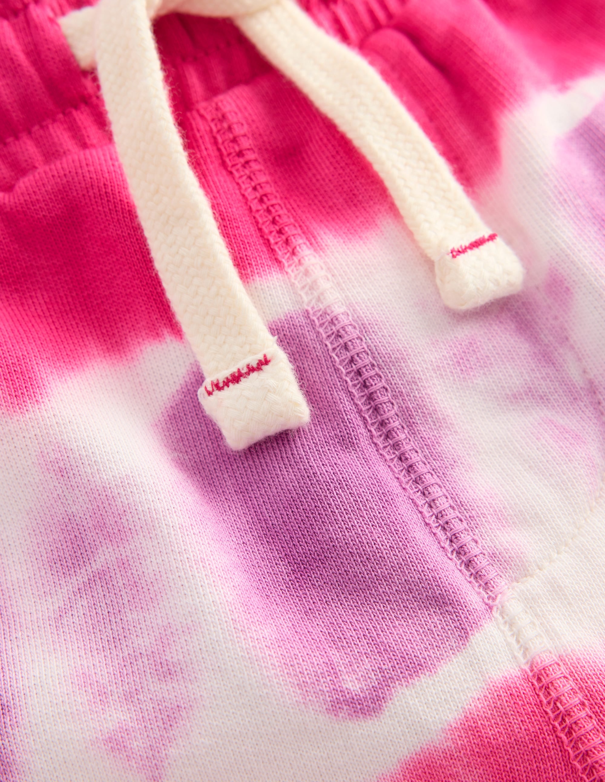 Printed Jersey Shorts-Pink Tie Dye - Image 3