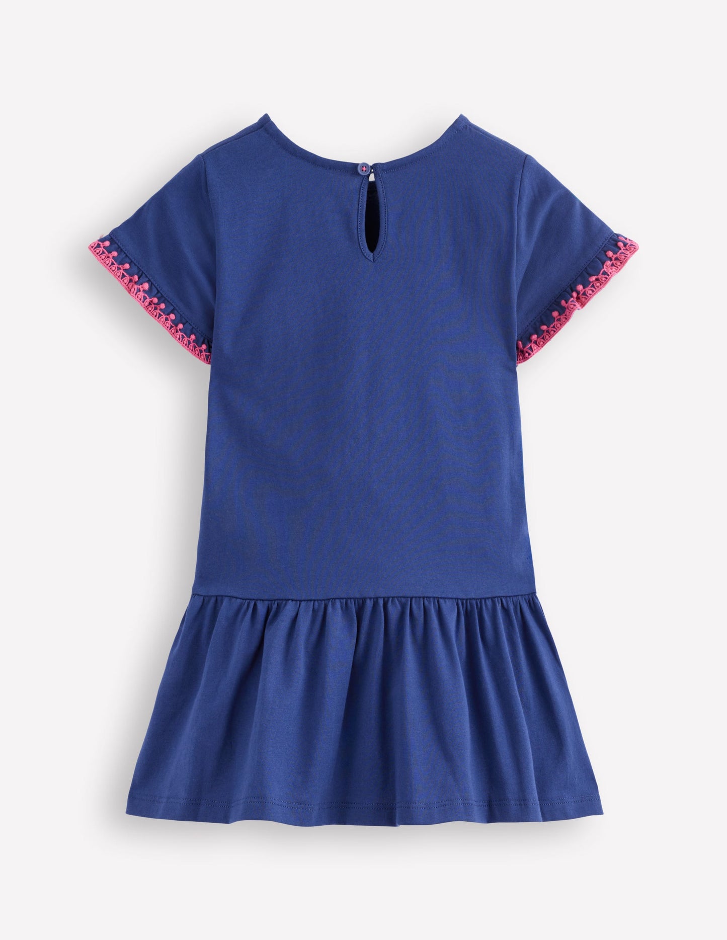 Dropped Sleeve Tunic-Navy