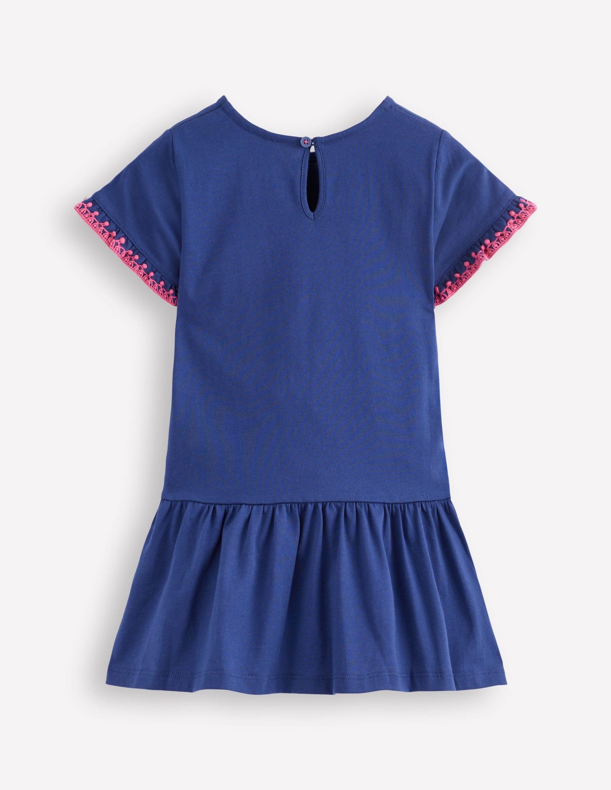 Dropped Sleeve Tunic-Navy-2