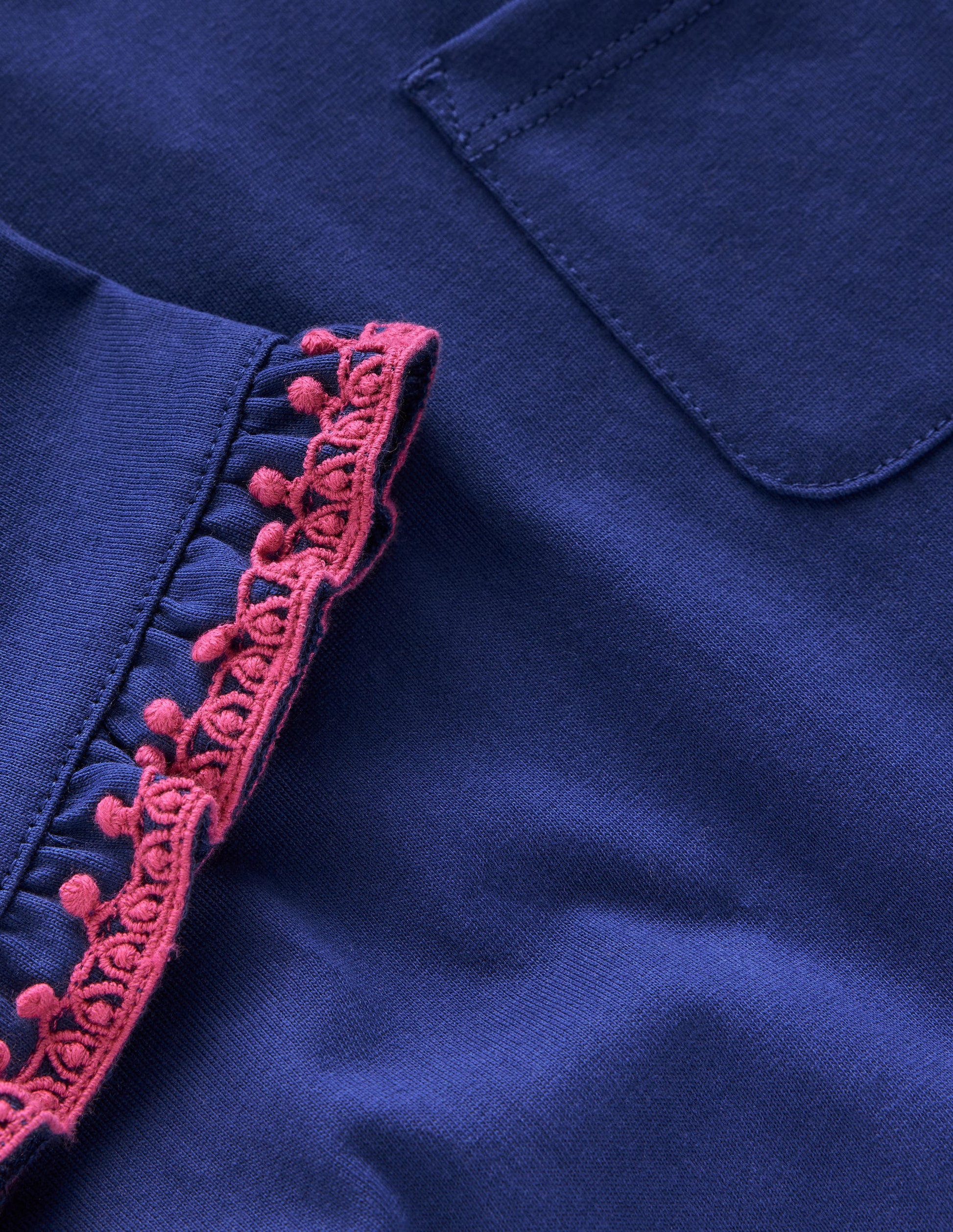 Dropped Sleeve Tunic-Navy-3