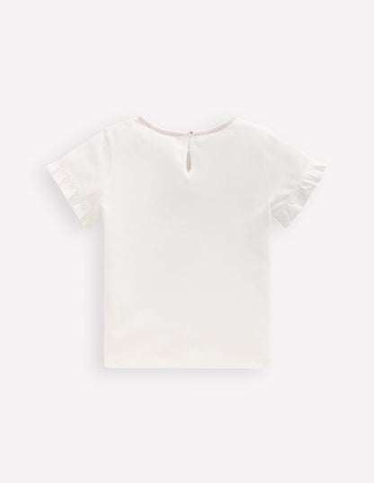 Pretty Frill T-shirt-White Valentines-2