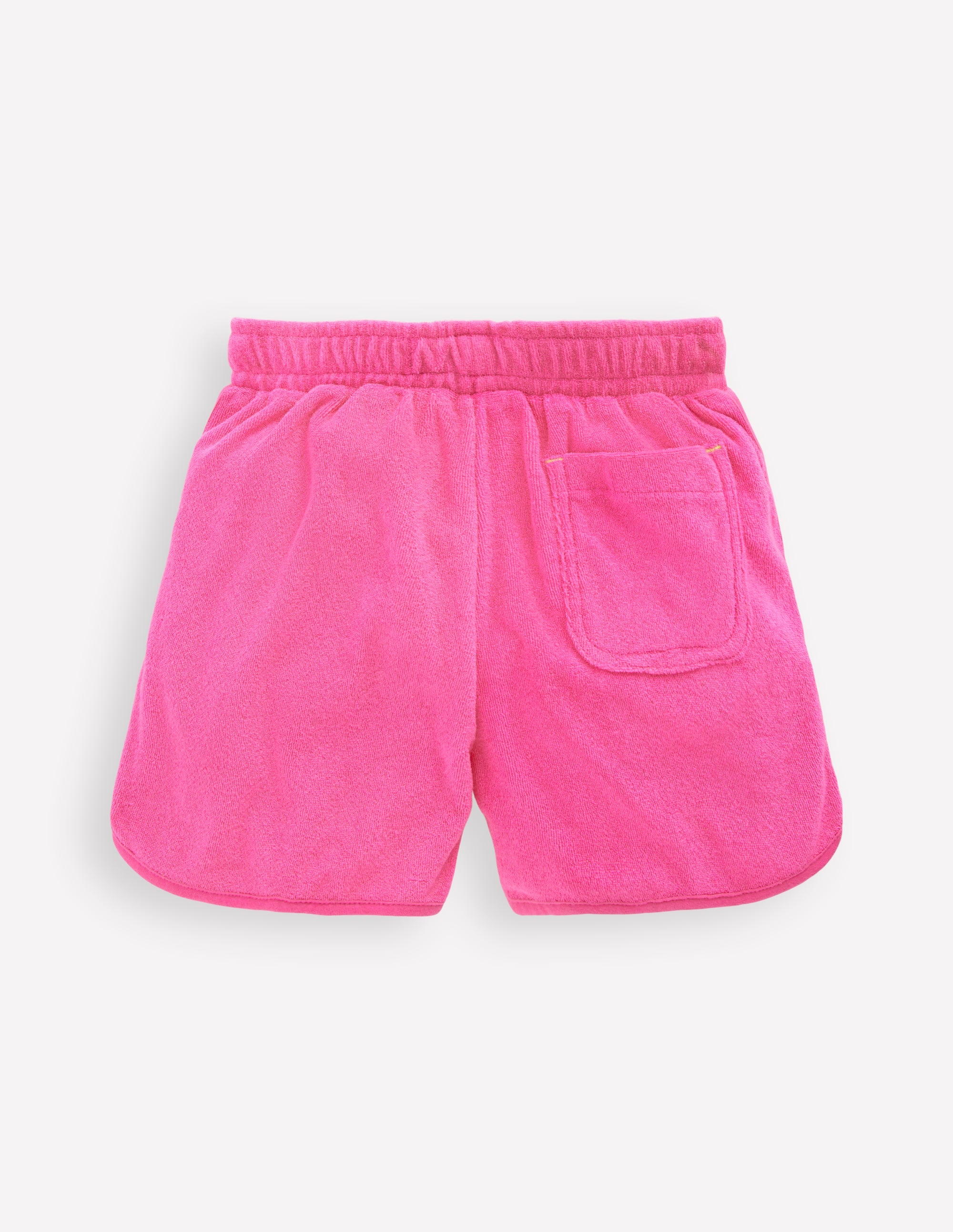 Towelling Embroidered Shorts - Sorbet Pink Embroidery | Boden USA