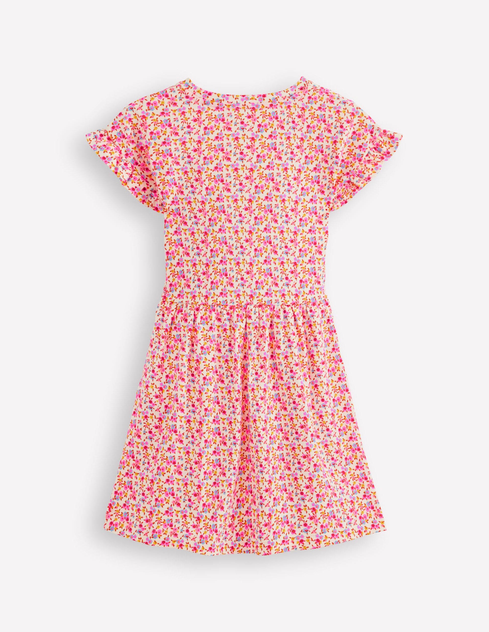 Jersey T-Shirt Dress-Ditsy Floral-2