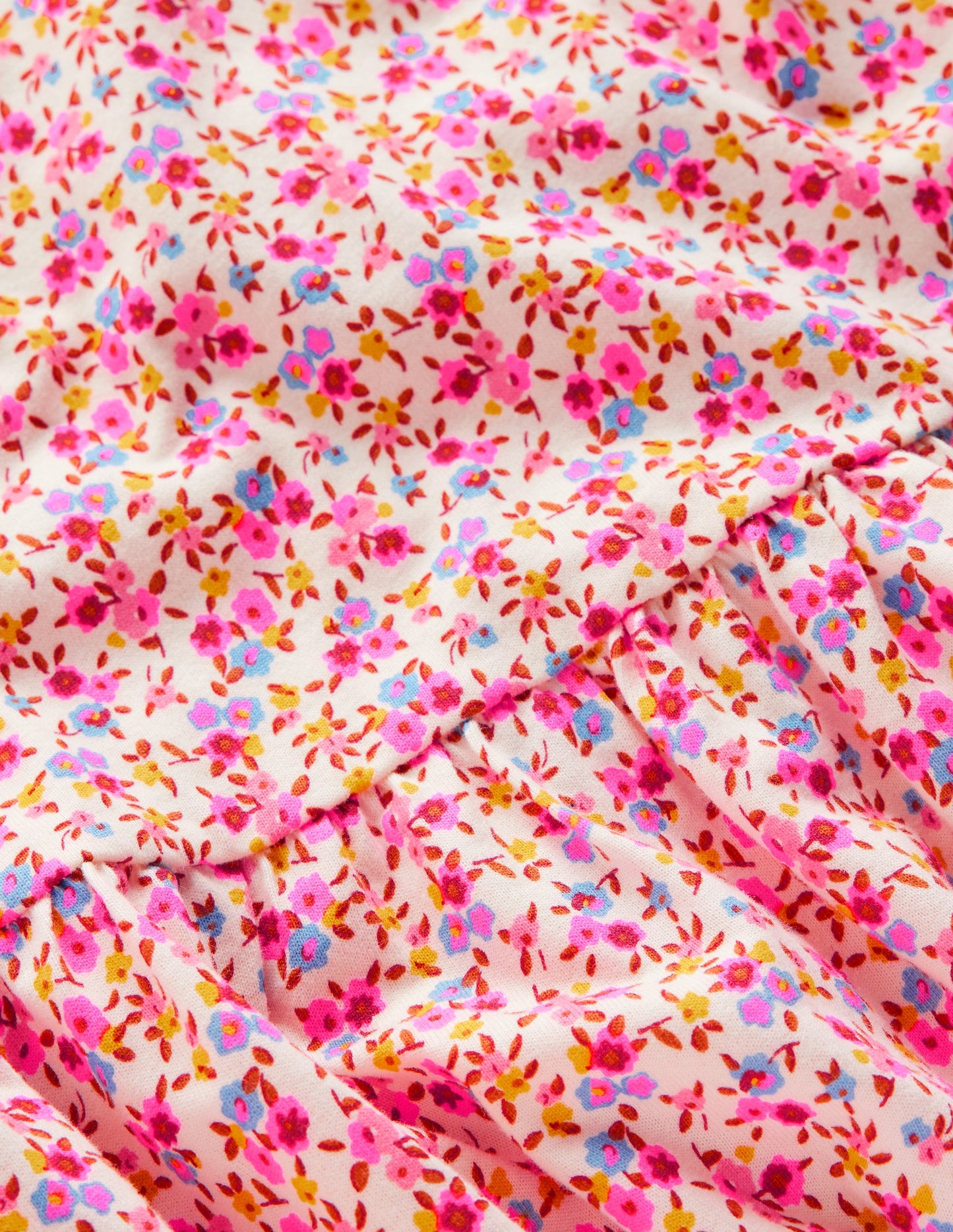 Jersey T-Shirt Dress-Ditsy Floral