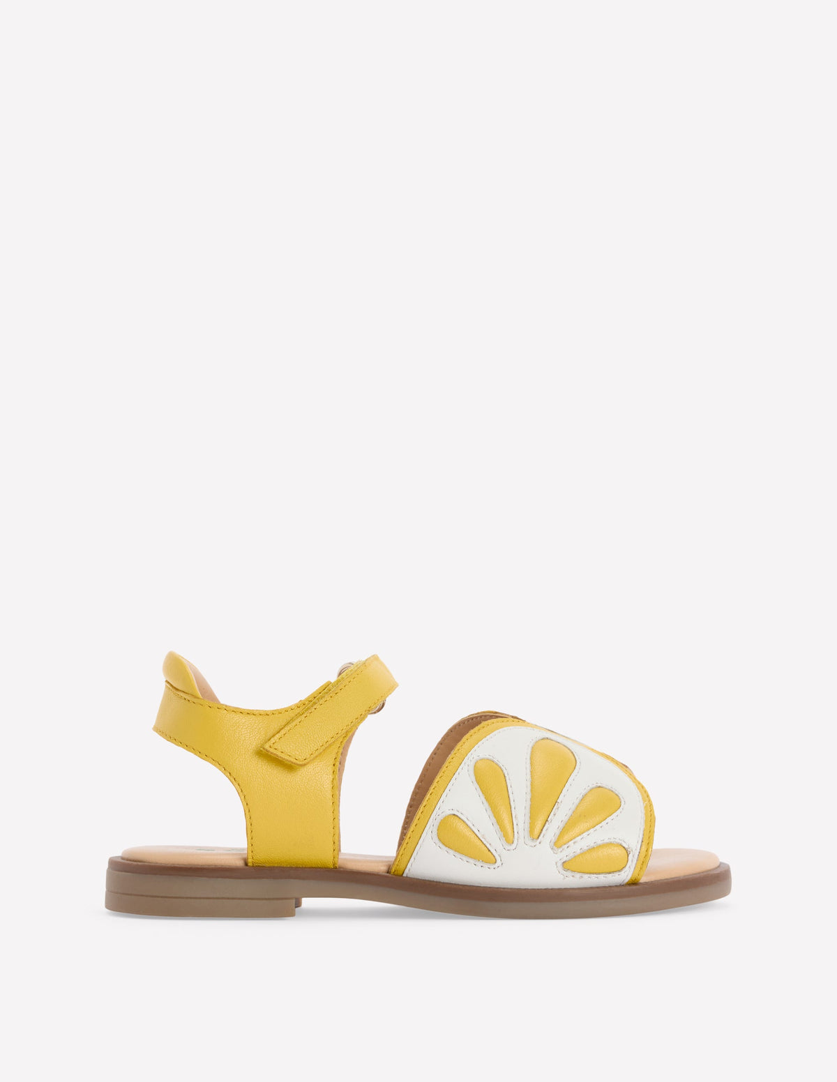 Fun Leather Sandals-Lemon - Image 2