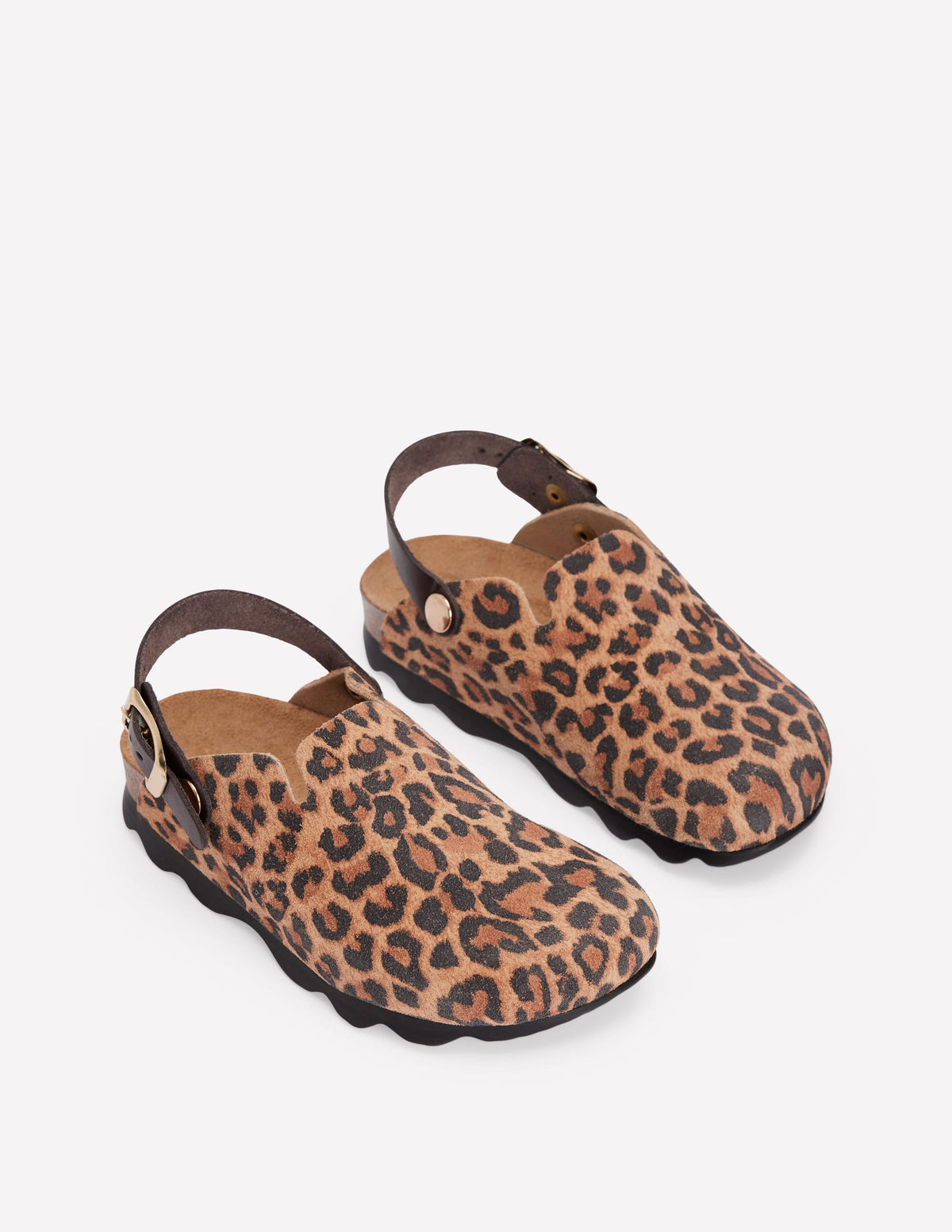 Colourblock Clogs - Leopard | Boden USA