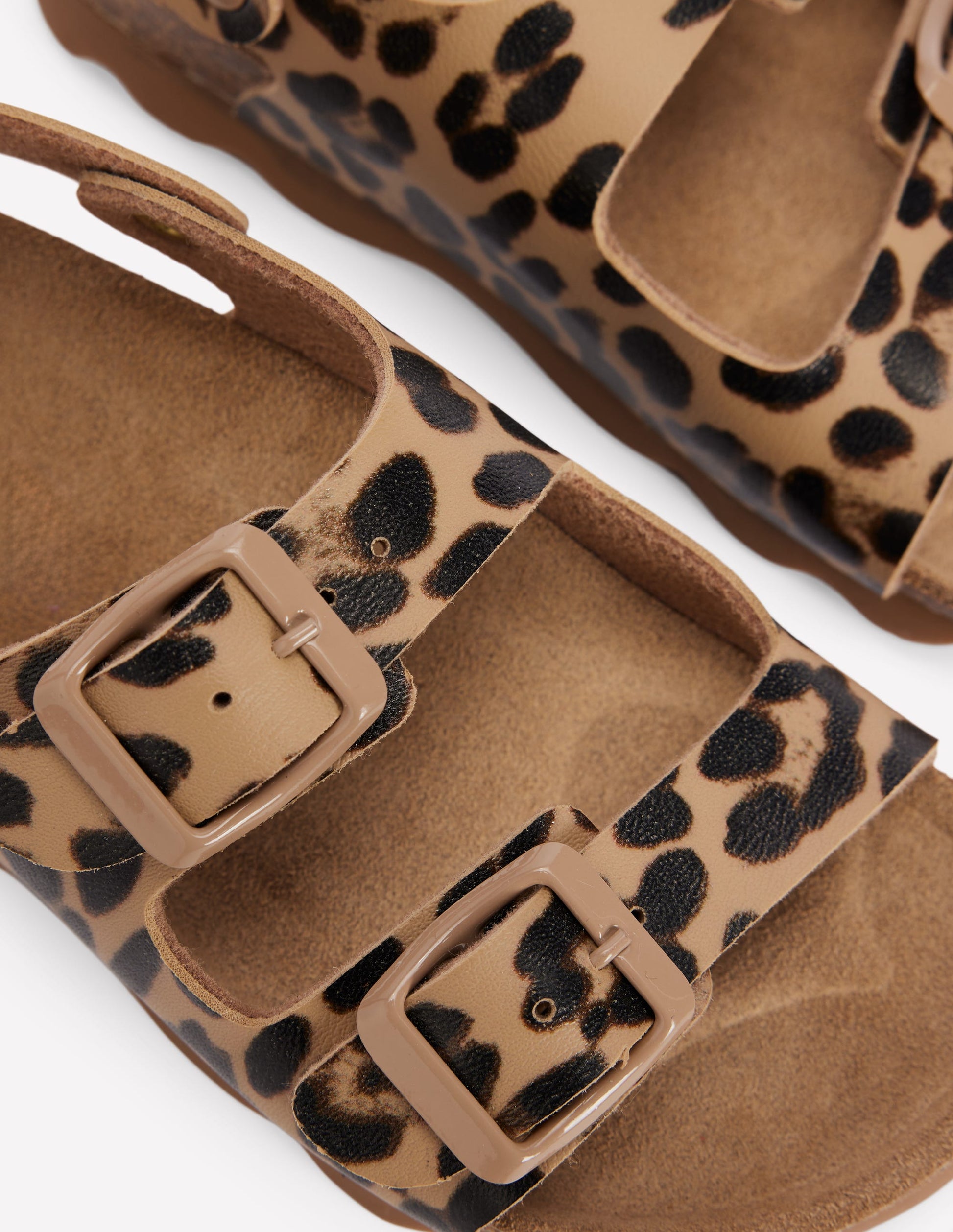 Colourblock Sandals-Leopard-3