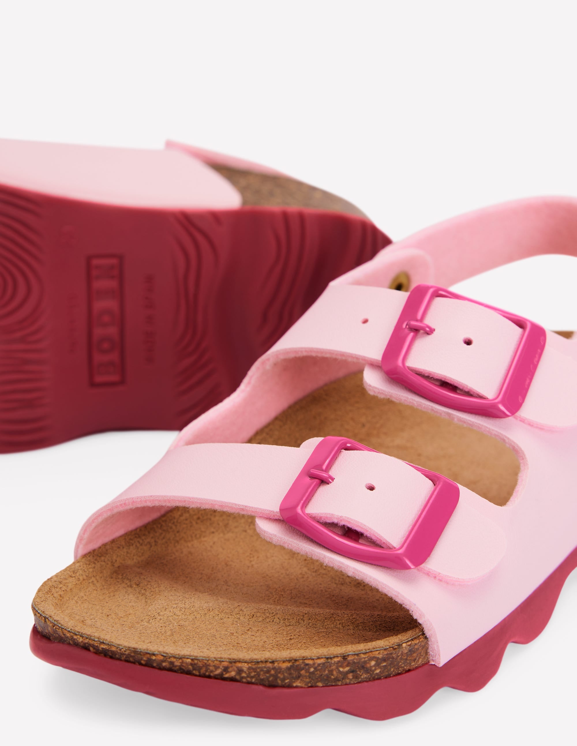 Colourblock Sandals-Pink - Image 3
