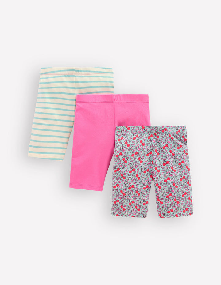 3-pack Cycling Shorts-Green Cherries