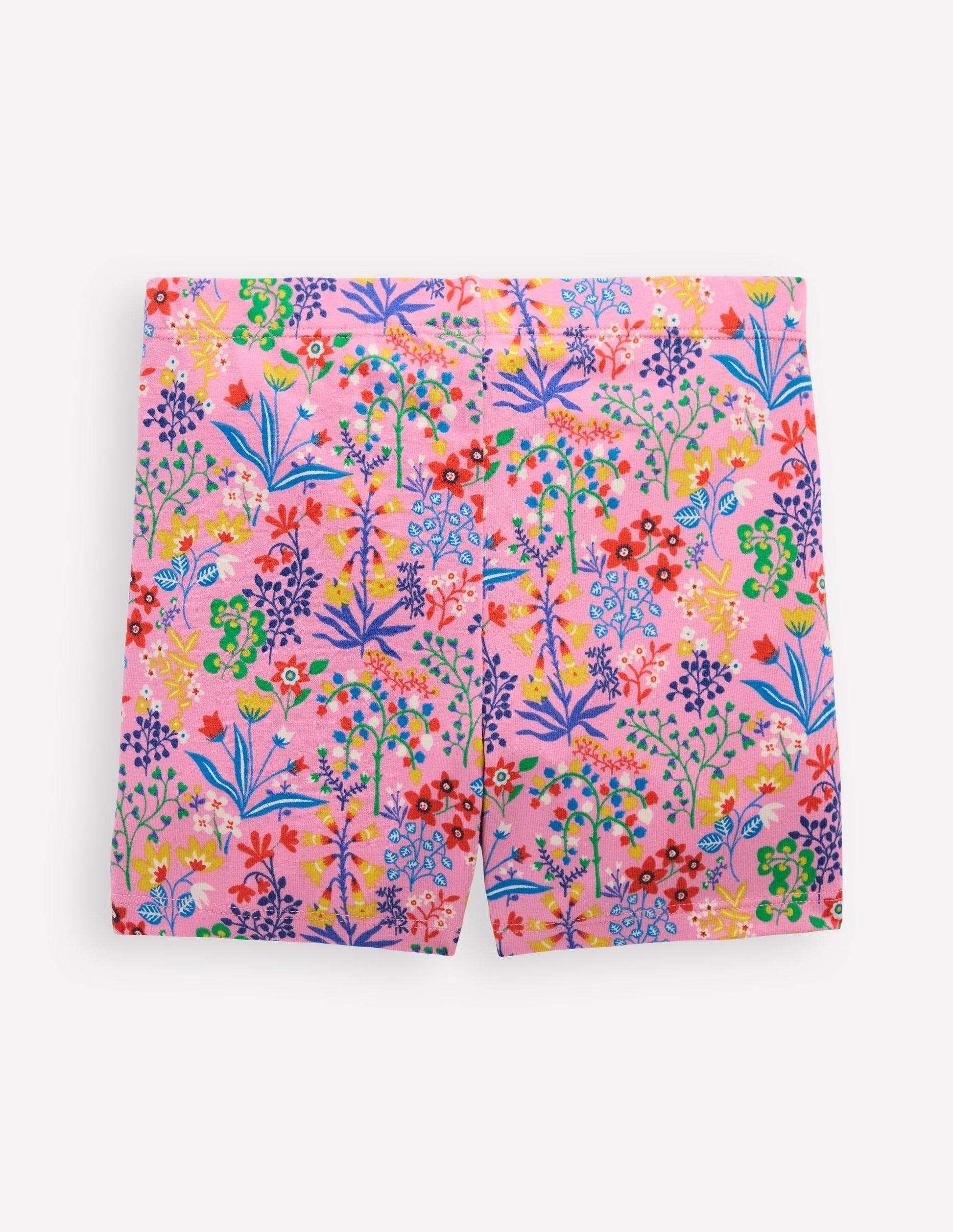 Cartwheel Shorts-Meadowsweet Pink Garden Floral-2