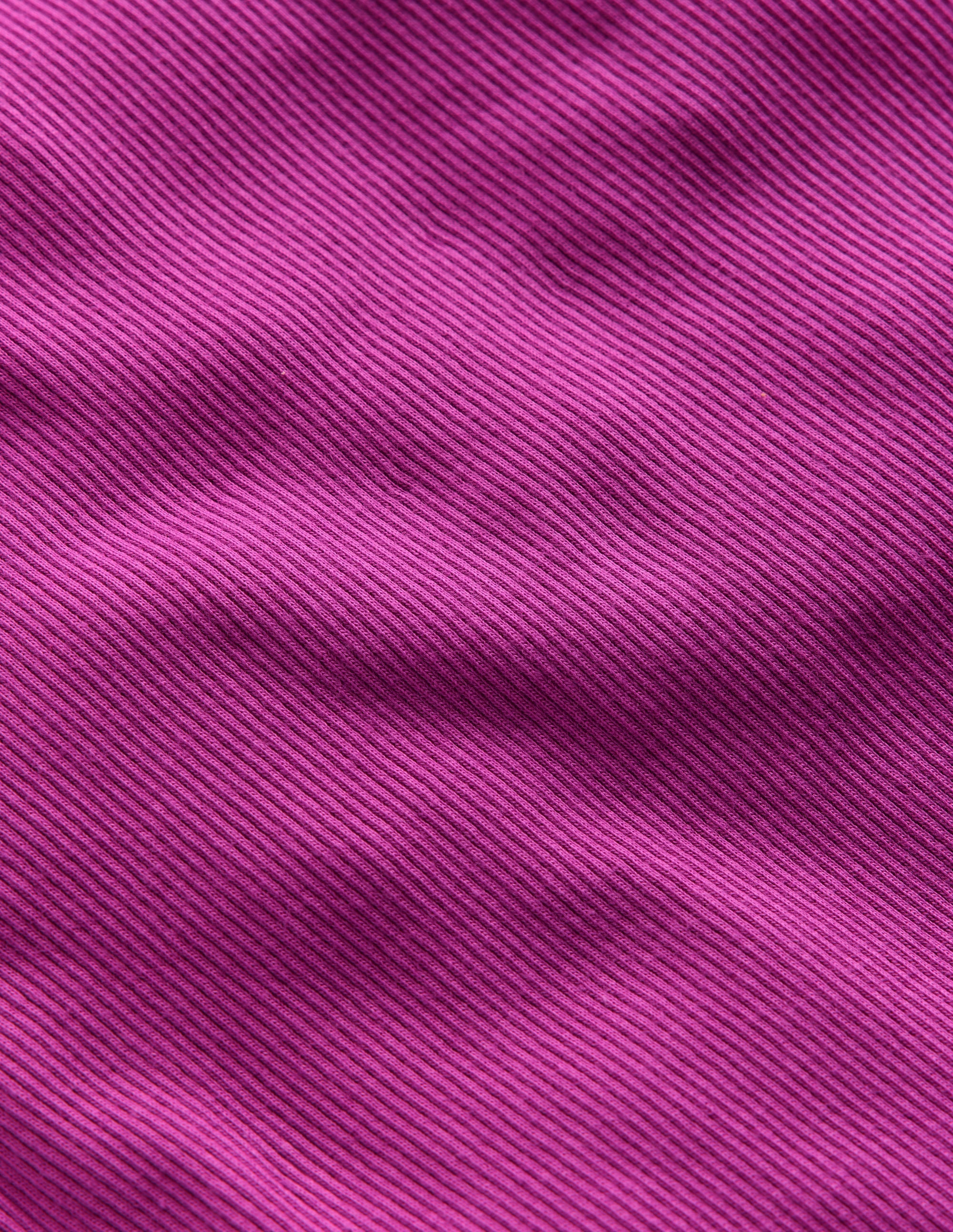 Ribbed Lace Trim Tank-Purple - Image 3