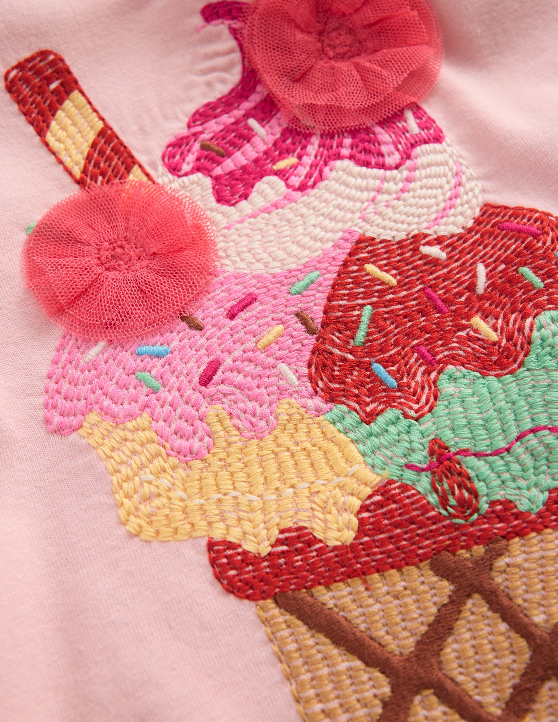 Puff Sleeve Superstitch Top-Lotus Ice Cream-3