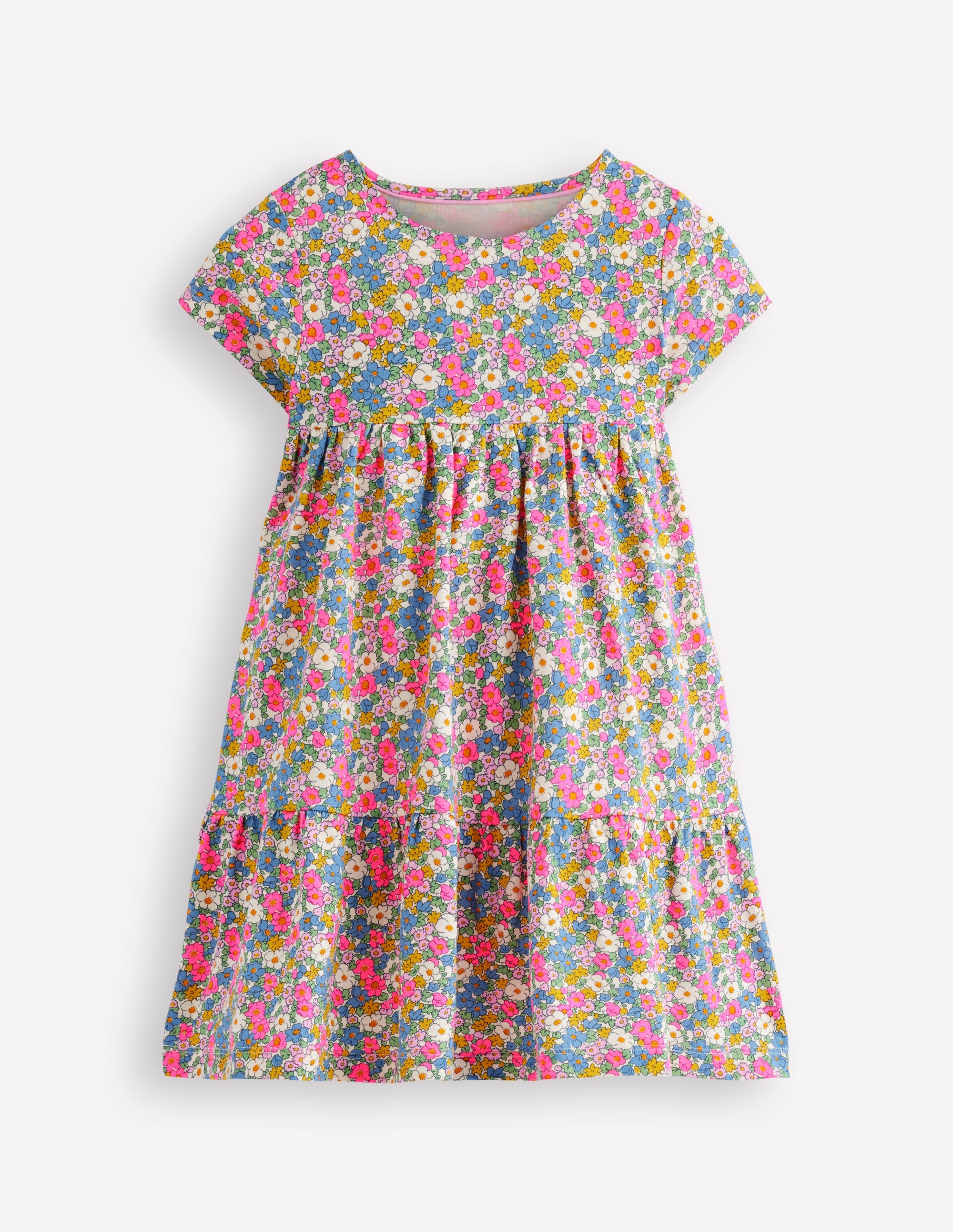 Ariel Twirly Jersey Dress-Ditsy Floral - Image 1
