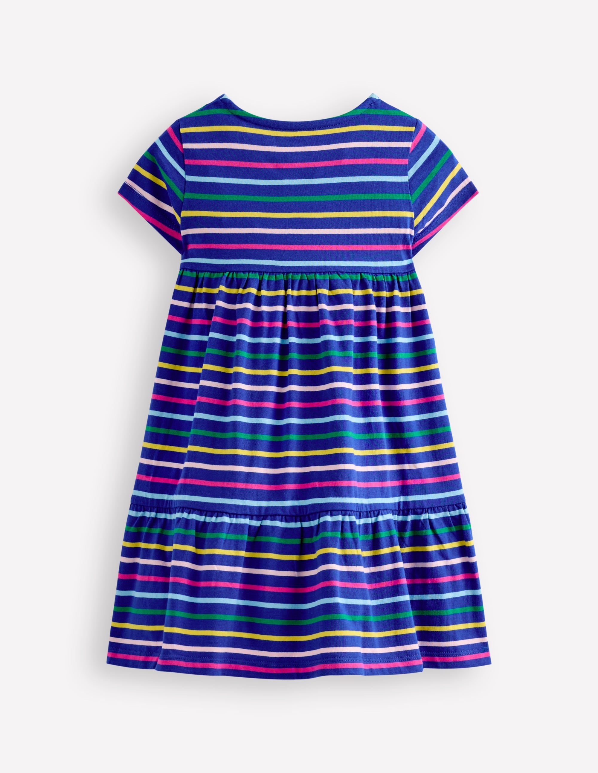 Ariel Twirly Jersey Dress-Multi Stripe - Image 2