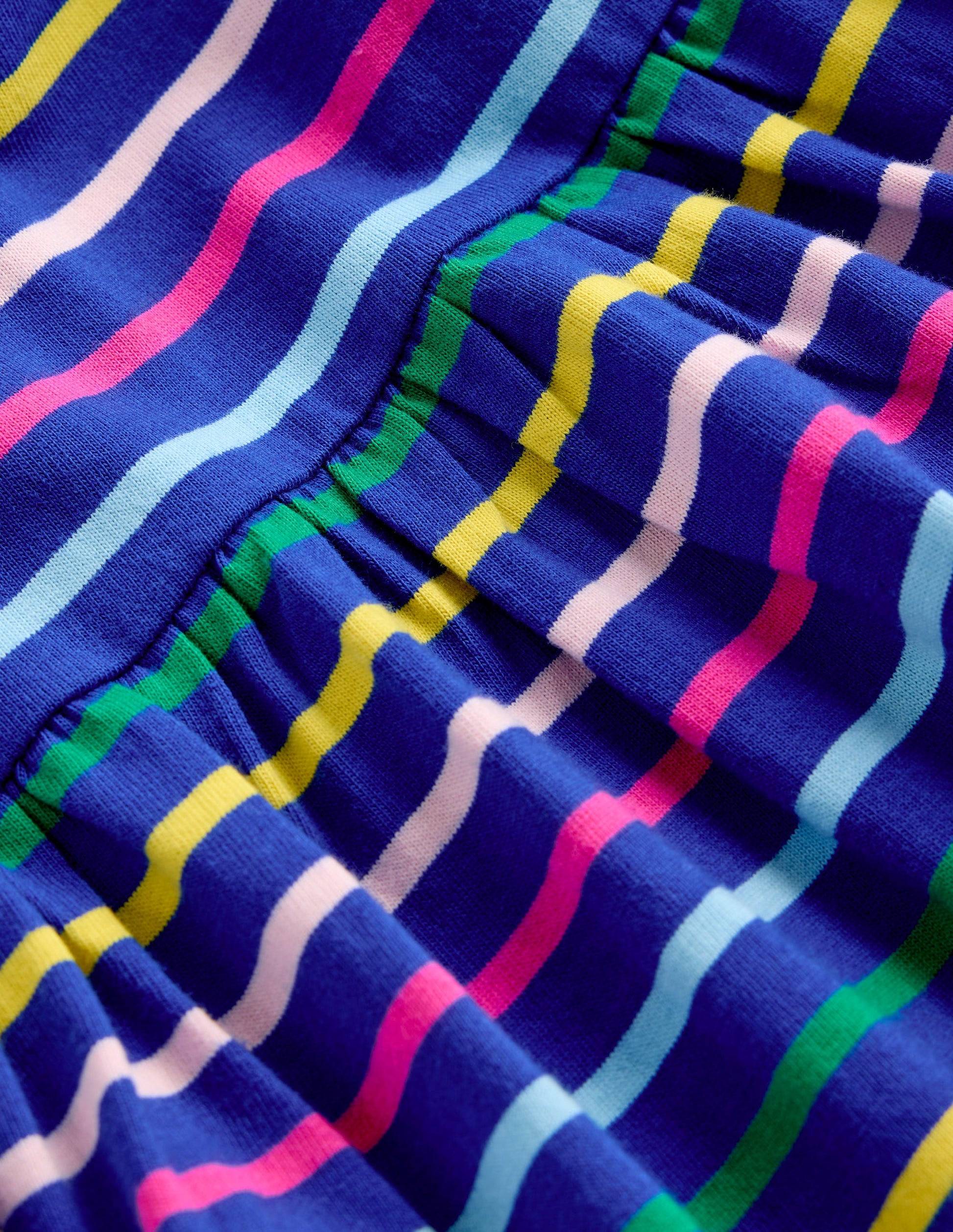 Ariel Twirly Jersey Dress-Multi Stripe-3