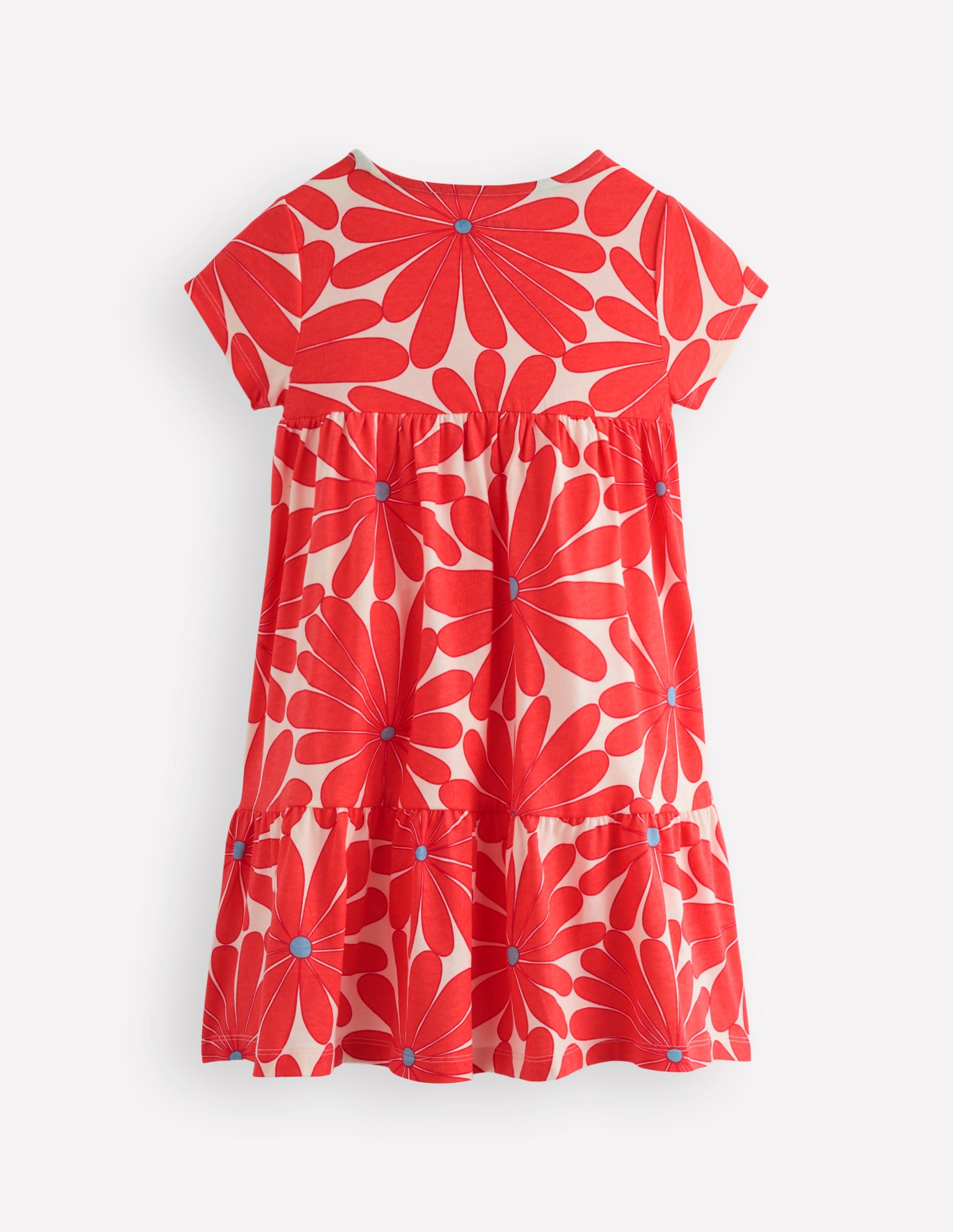 Boden Girls Ariel Twirly Jersey Dress in Orange | Size 2-3 Years Boden Girls Ariel Twirly Jersey Dress in Orange | Size 2-3 Years