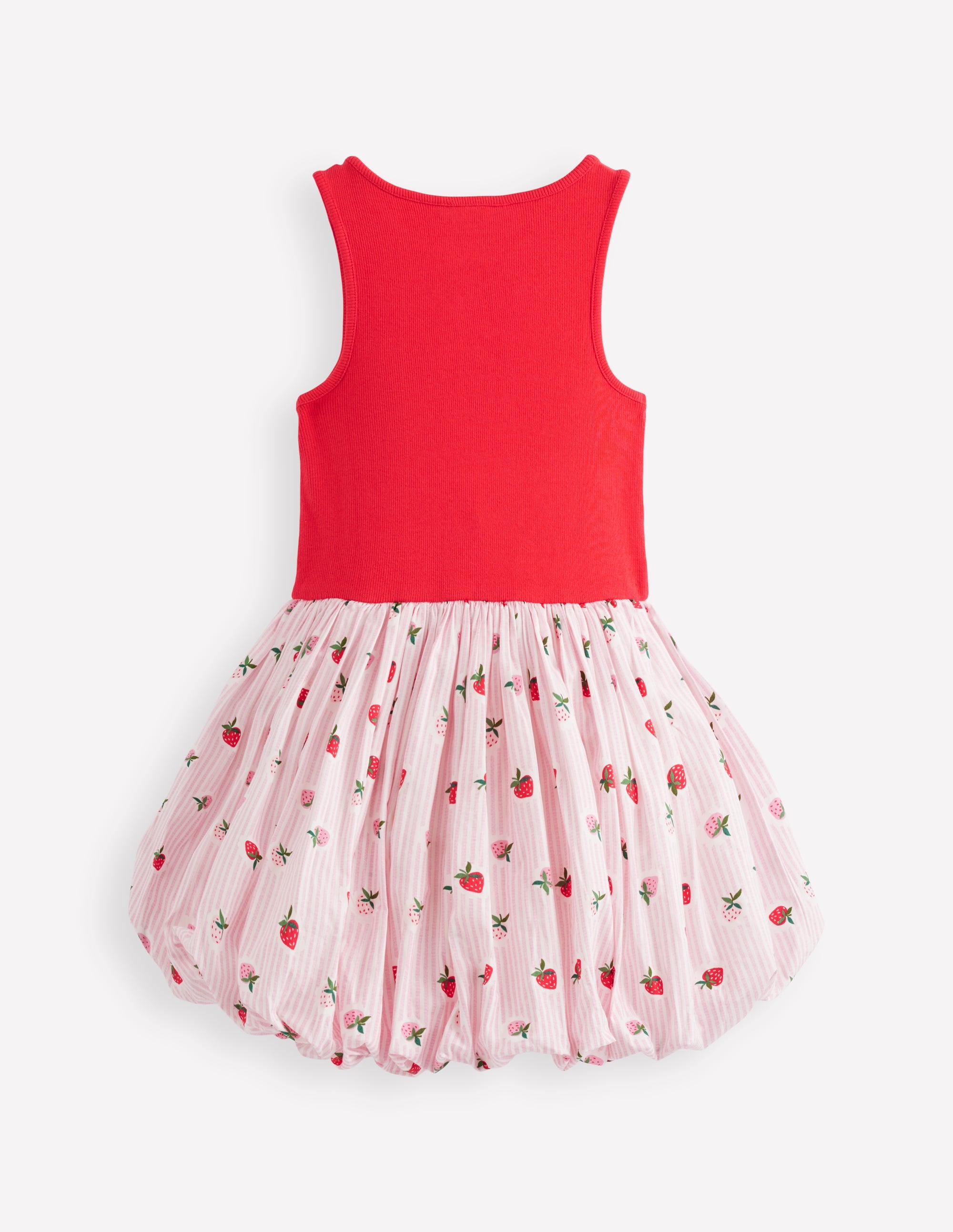 mini boden strawberry dress Pretty Woven Dress - Chalk Pink Strawberry Vine