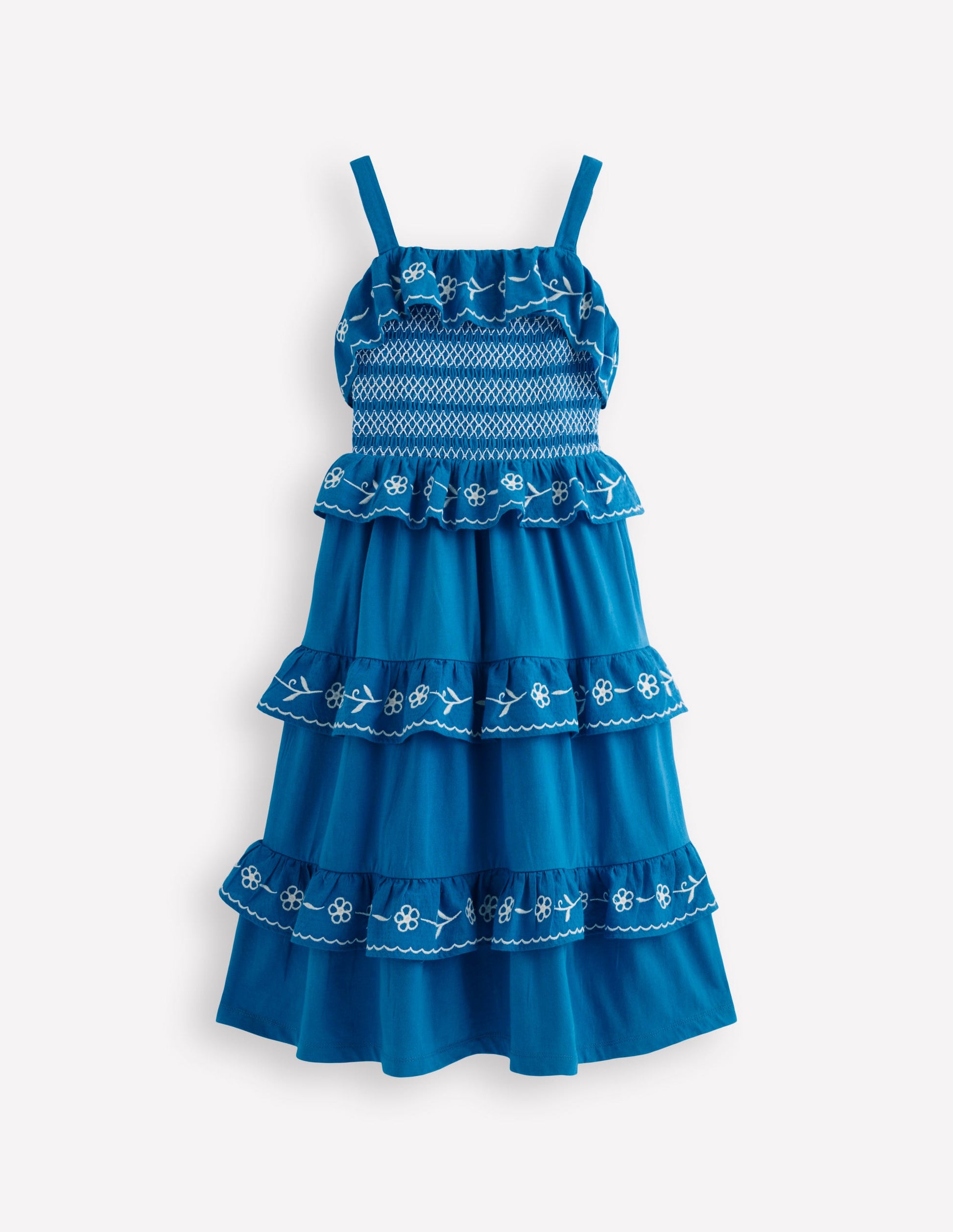 boden embroidered jersey midi dress Boden Womens Jersey Embroidered Midi Dress UK 8 US 4 Navy Blue Boho D0263 NWT