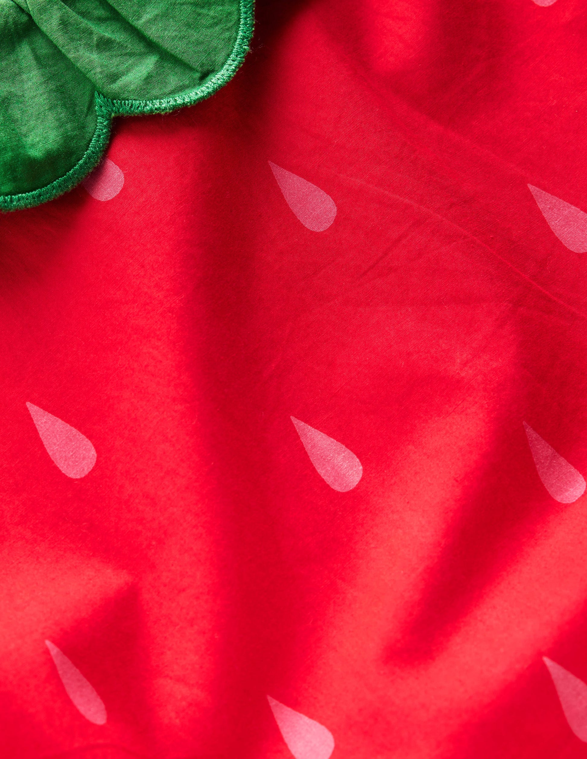 knee length dresses for ladies Bubble Hem Dress-Poppy Red Strawberry main image 1