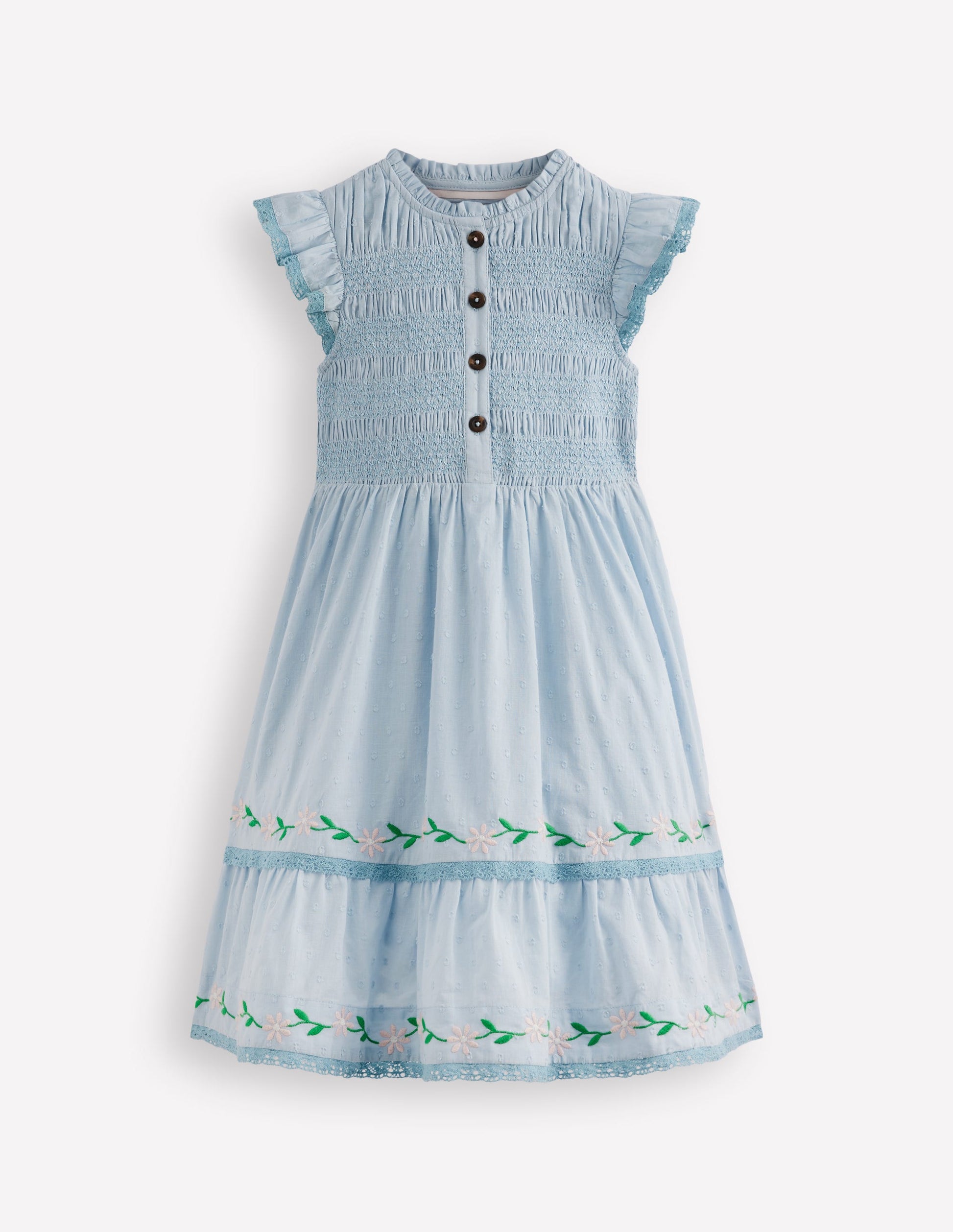 boden light blue dress Boden Women's Cross Back Jersey Dress in Blue main image 1