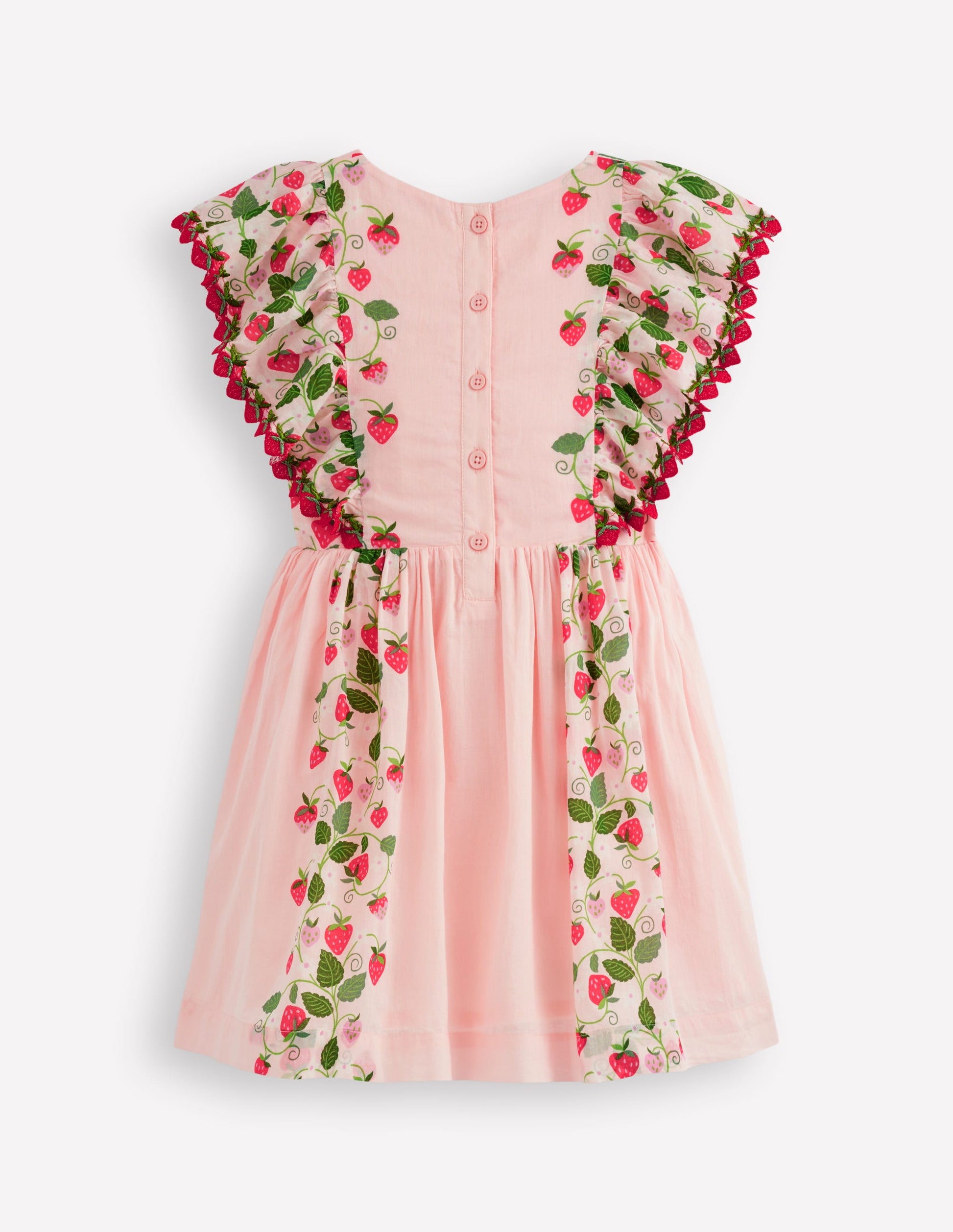 Pretty Woven Dress-Chalk Pink Strawberry Vine Pretty Woven Dress-Chalk Pink Strawberry Vine