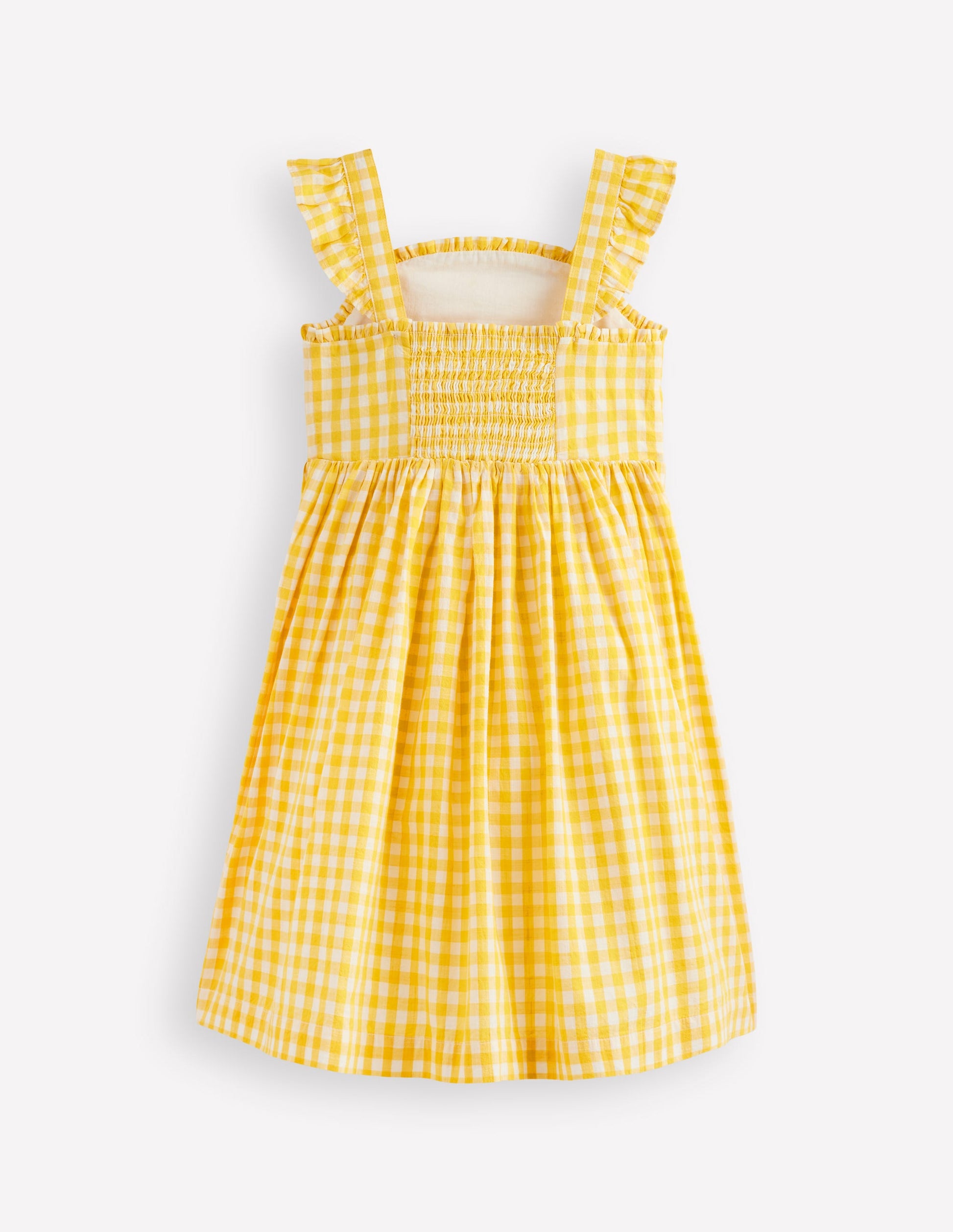 Boden Girls Novelty Strappy Dress in Yellow | Size 6-7 Years Boden Girls Novelty Strappy Dress in Yellow | Size 6-7 Years