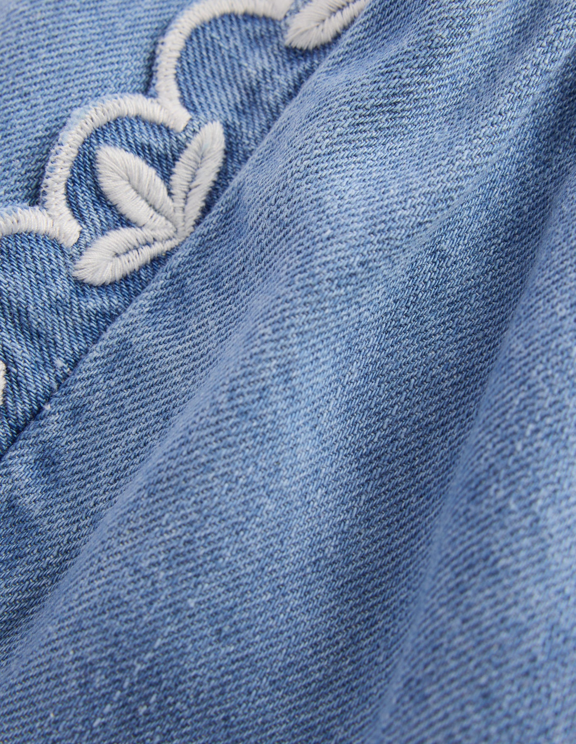 Pull-on Woven Shorts-Chambray-4