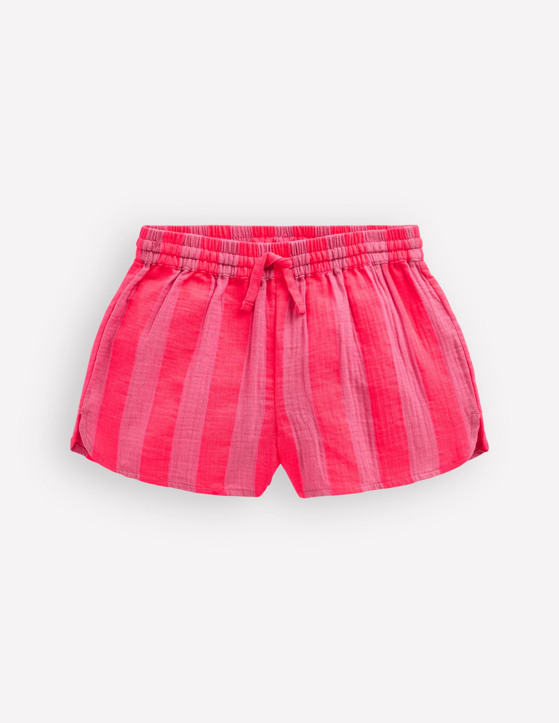 Pull-on Woven Shorts-Formica Pink Stripe-2