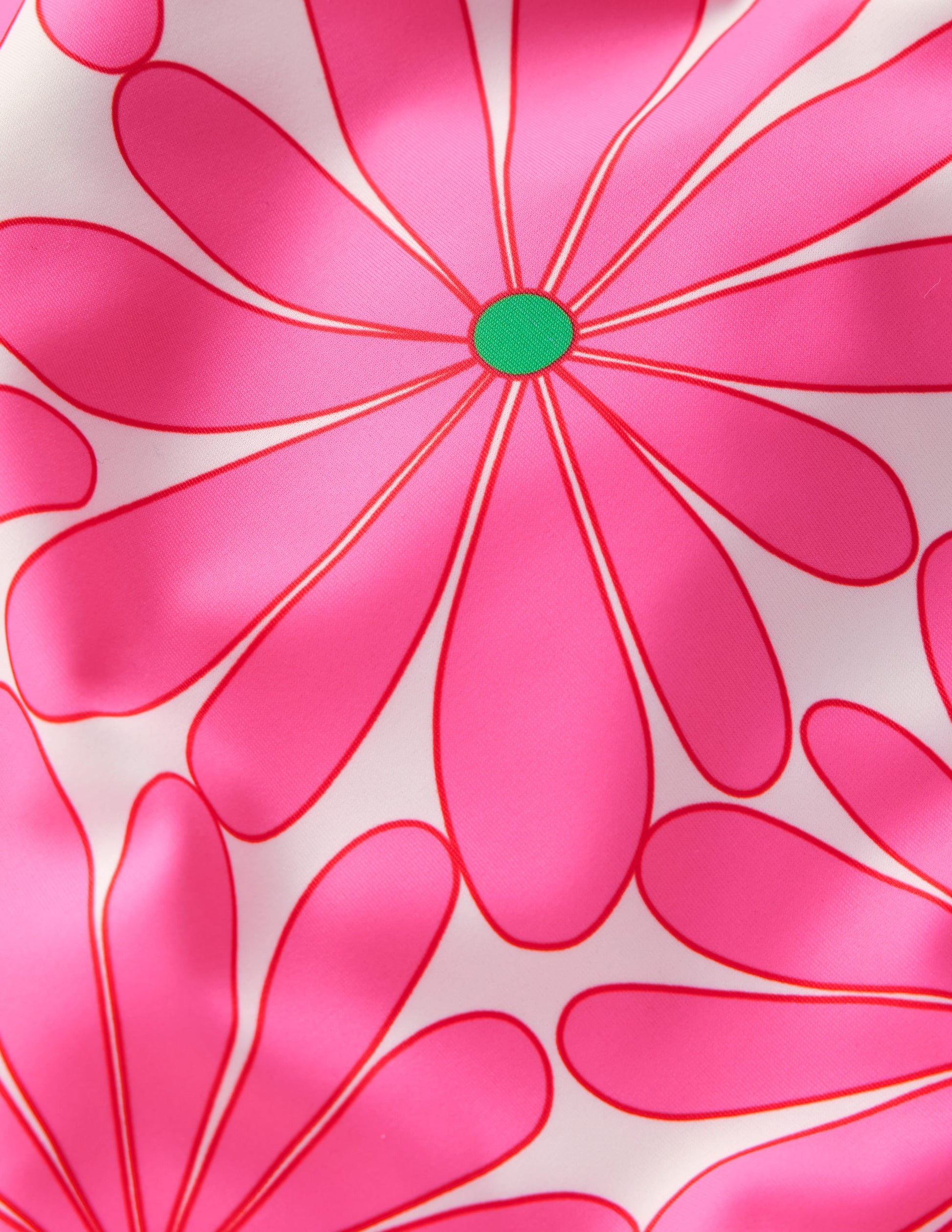 Cross-Back Tankini Top-Festival Pink Daisy-3