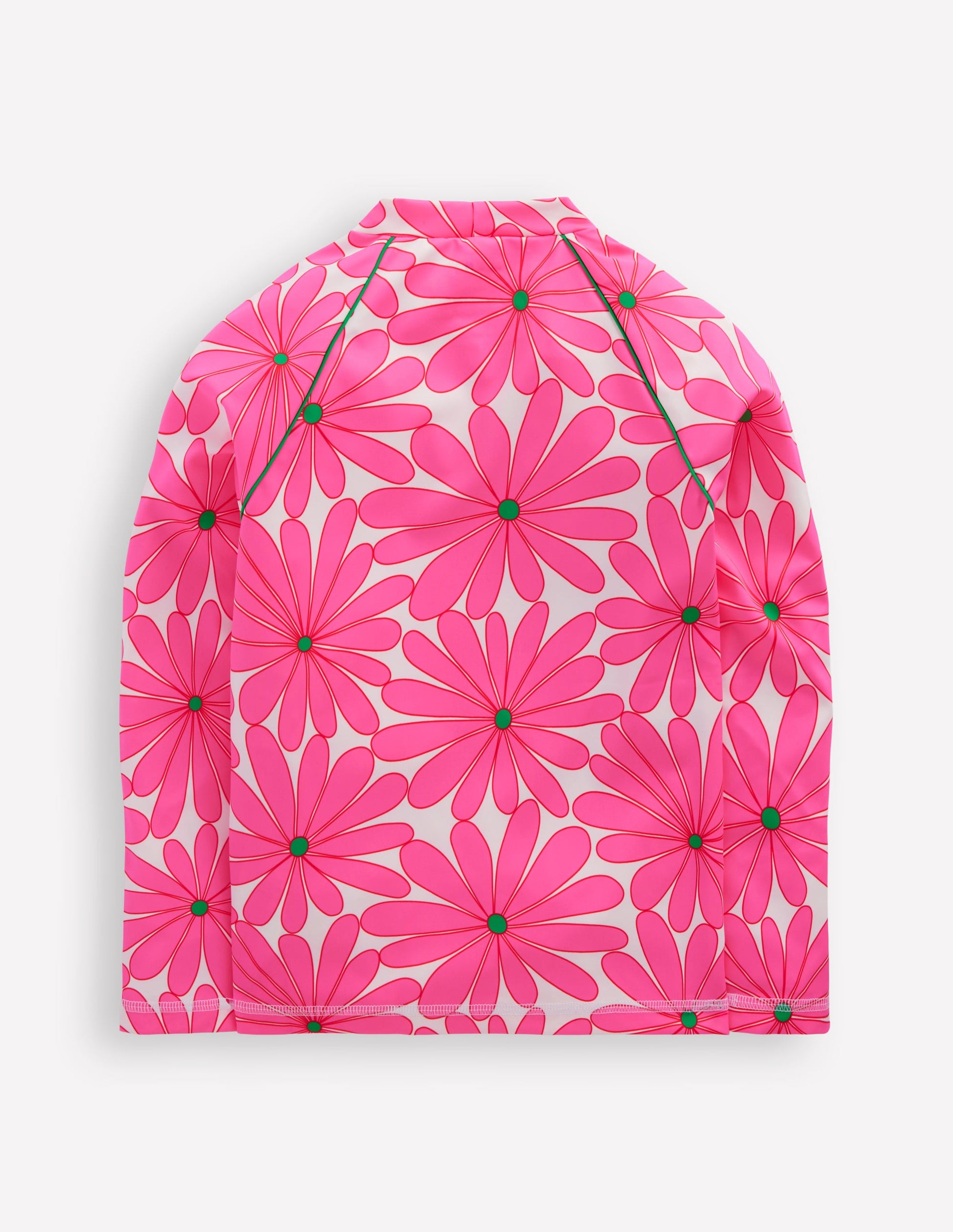 Sunsafe Patterned Rash Vest-Festival Pink Daisy-2