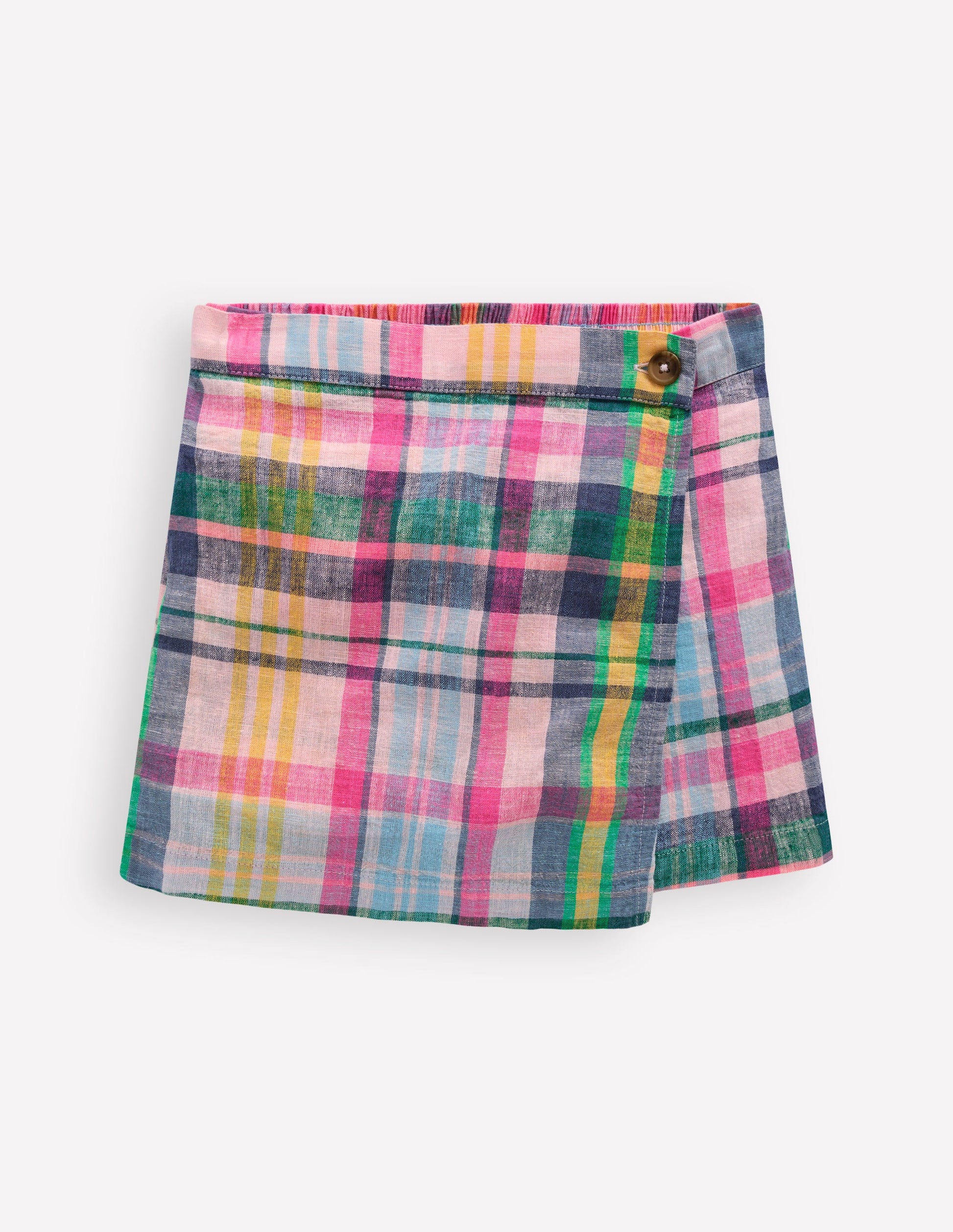 Wrap Woven Skort-Multi-2