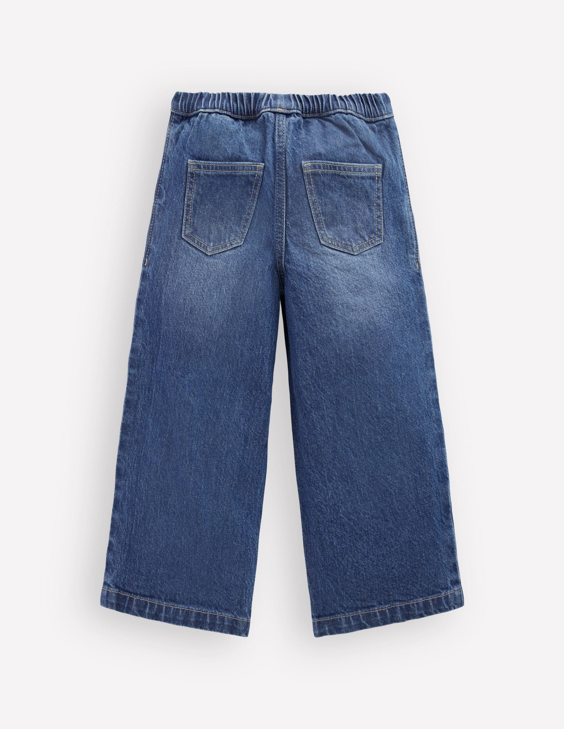 Draw Cord Jean-Mid Vintage Denim-2