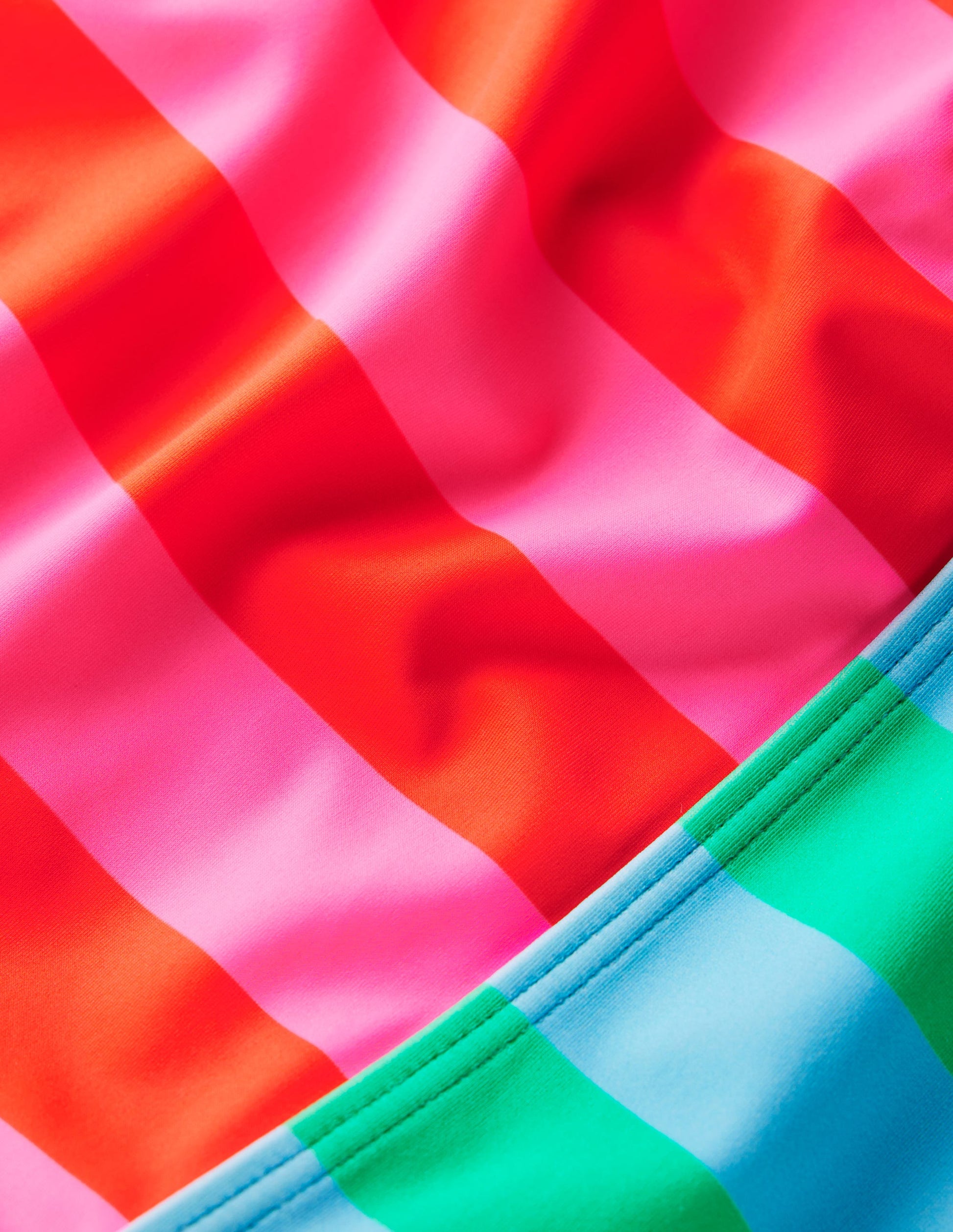 Cut Out Swimsuit-Multi Stripe-4