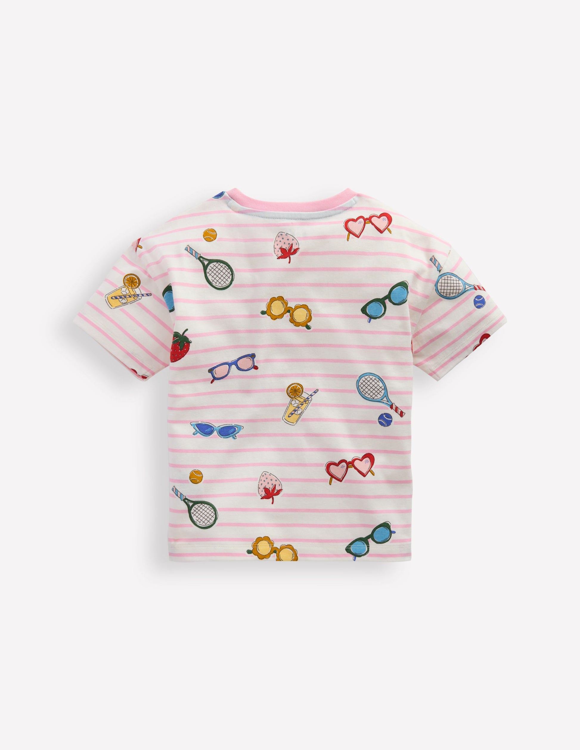 Relaxed Breton T-shirt-Spring Blossom Pink Holiday-2