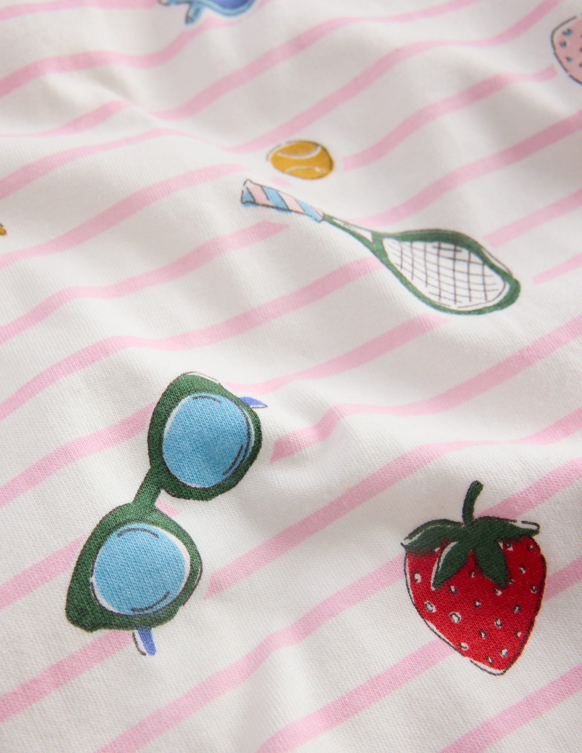 Relaxed Breton T-shirt-Spring Blossom Pink Holiday-3