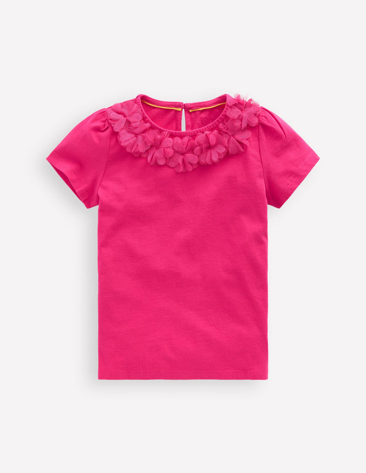 Flower Trim T-Shirt-Fandango