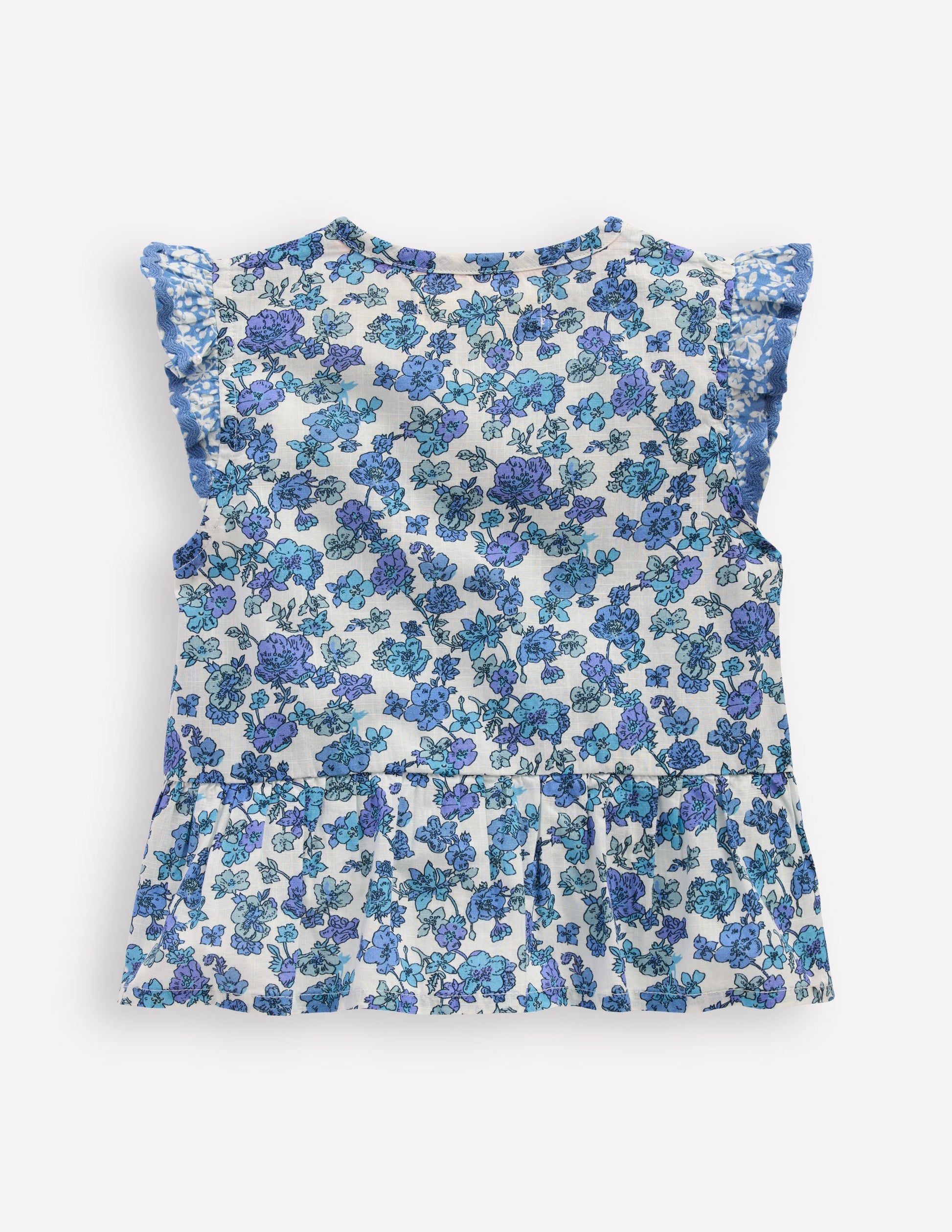 Flutter Button-through Top-Hotchpotch Floral-2