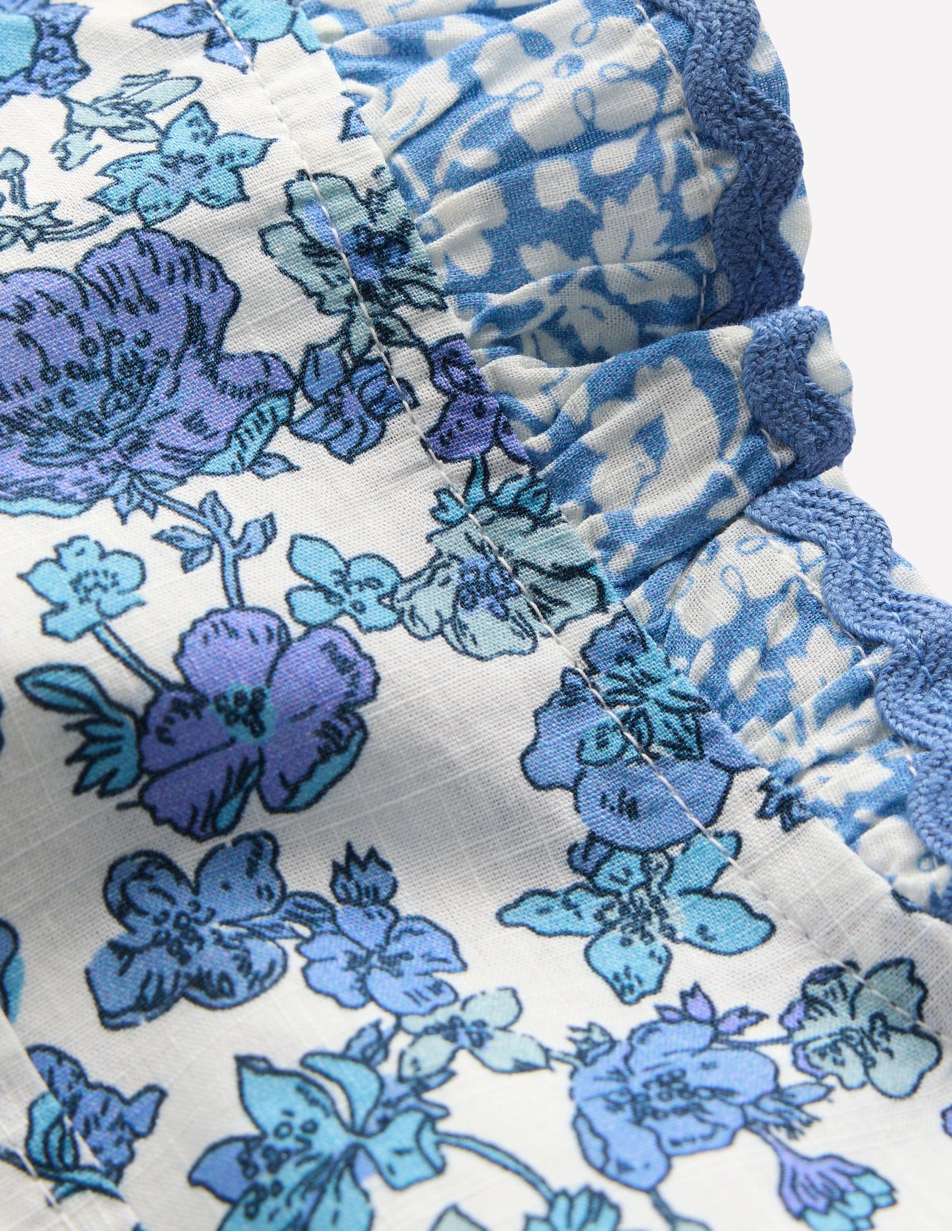 Flutter Button-through Top-Hotchpotch Floral-3