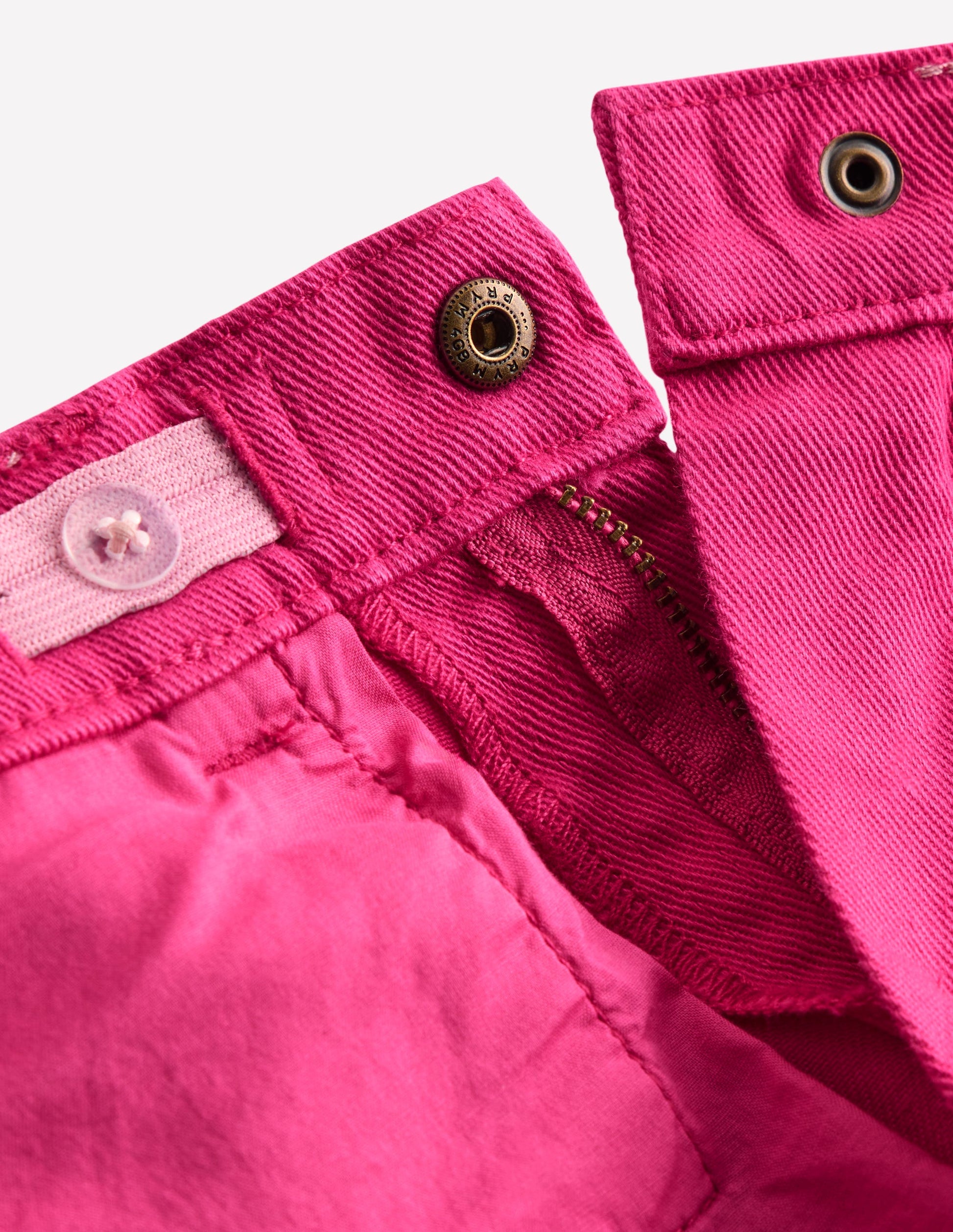 Denim Shorts-Hot Pink-4