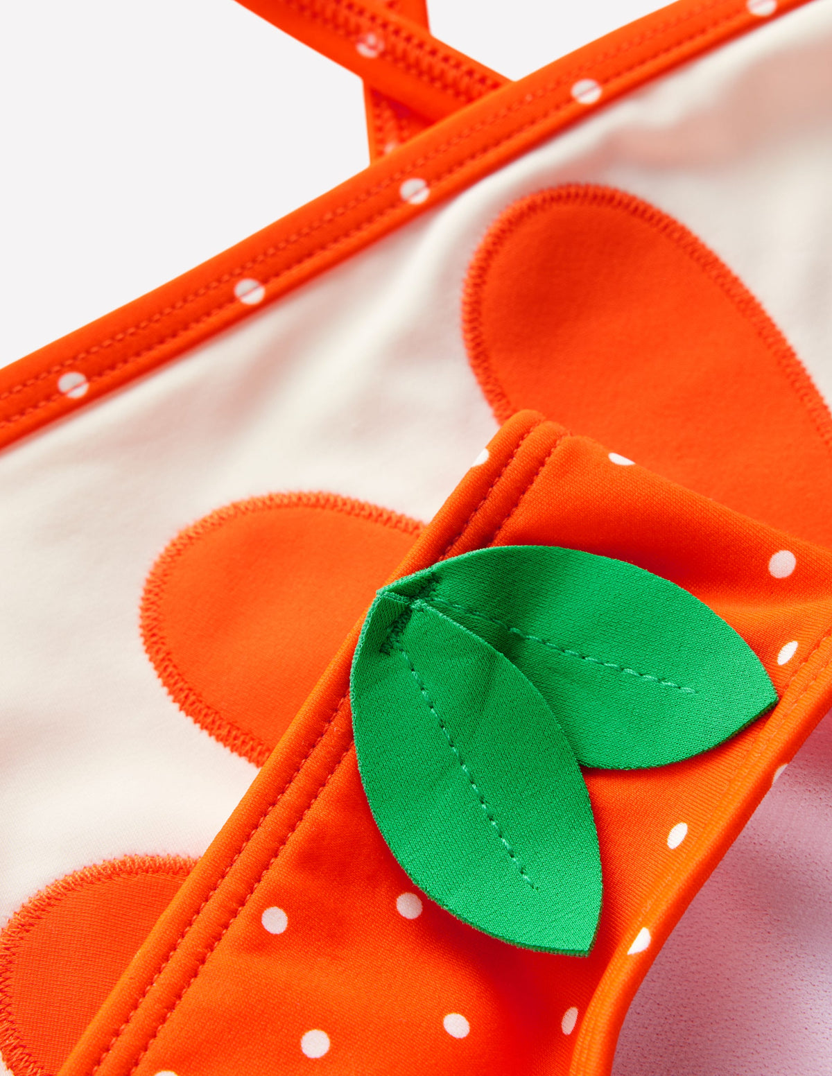 Logo Cross Back Bikini-Bright Orange - Image 5