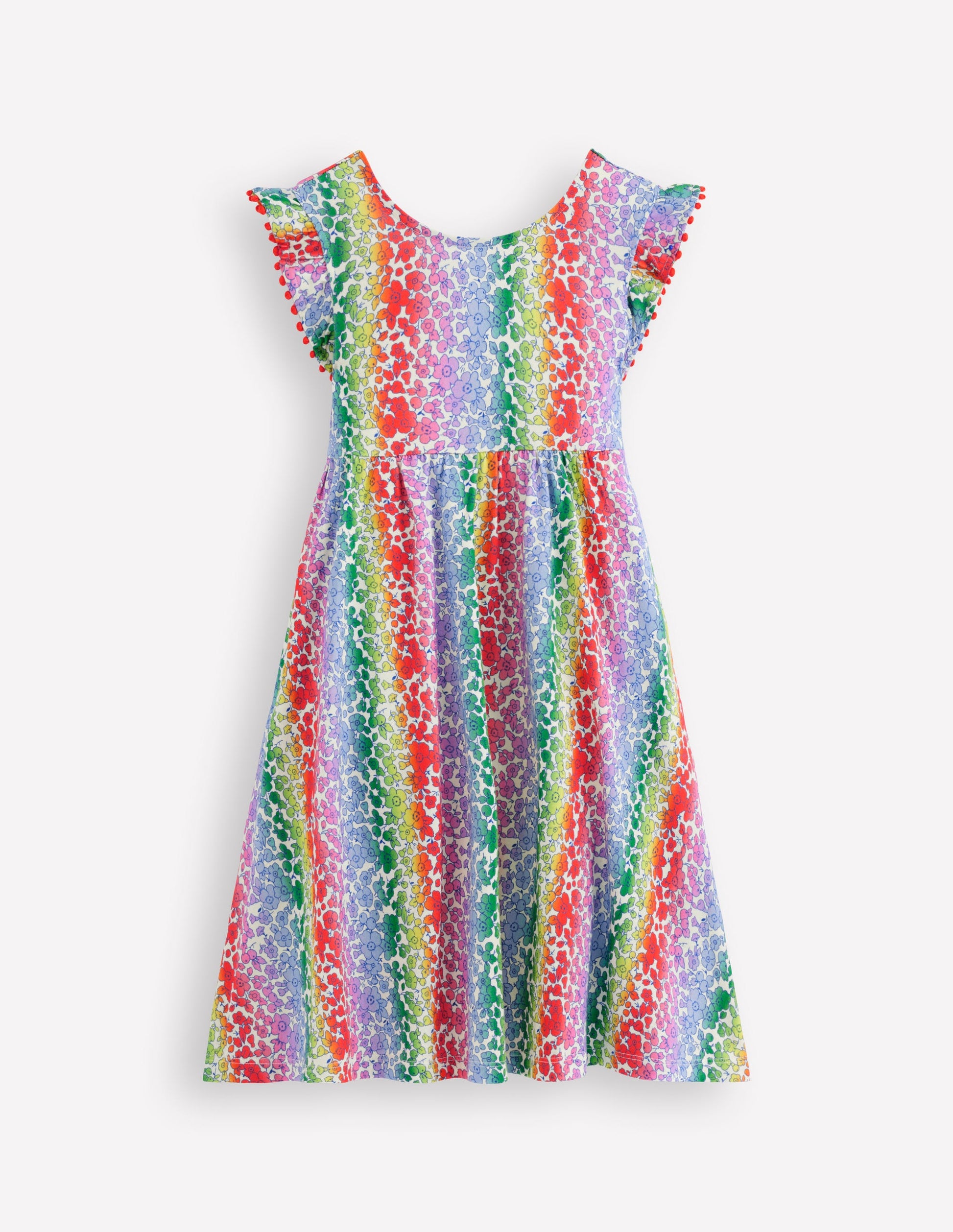 Boden Girls Bow Back Jersey Dress | Size 8-9 Years Boden Girls Bow Back Jersey Dress | Size 8-9 Years